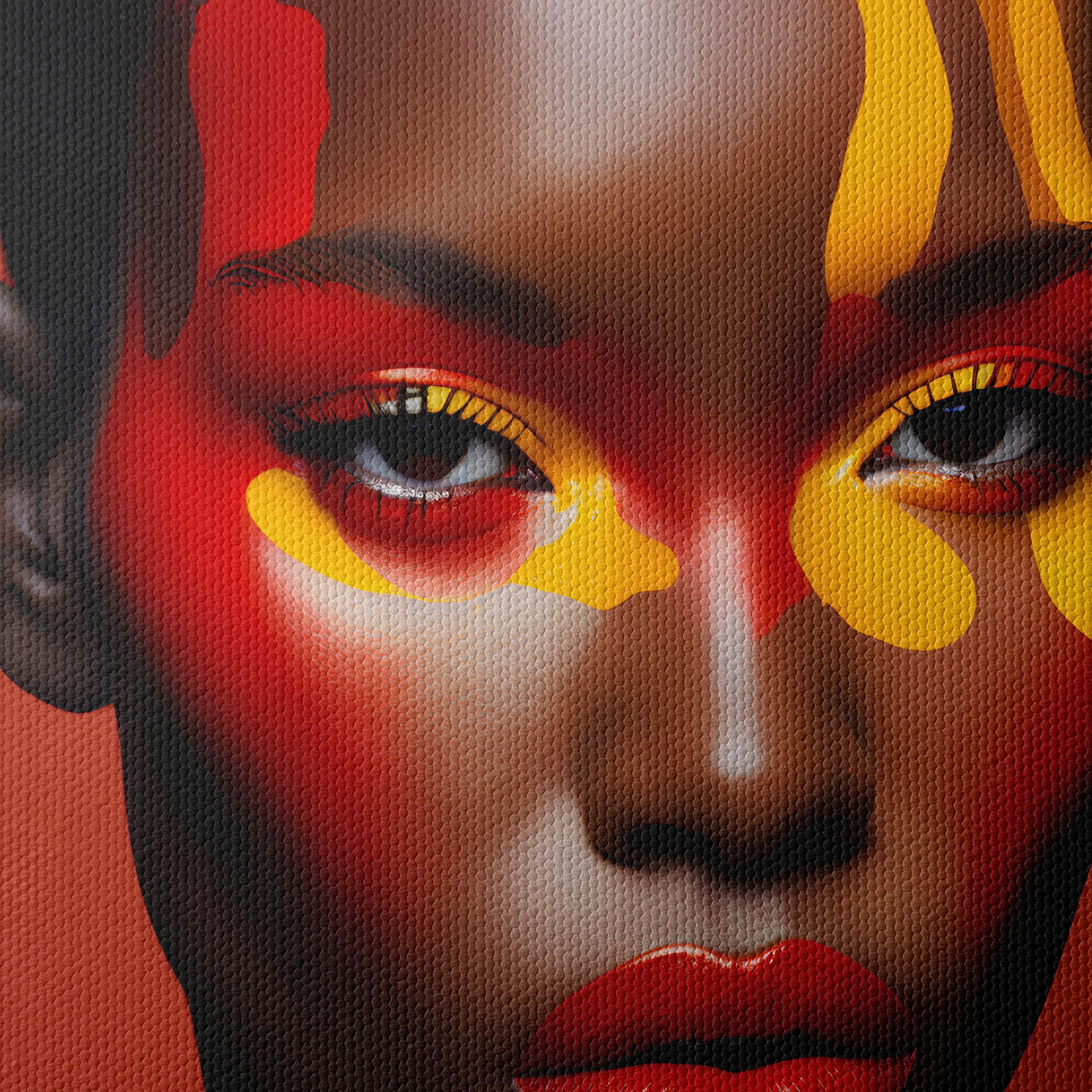 Vibrant Contemporary Portrait with Bold Colors 5 - Image 4