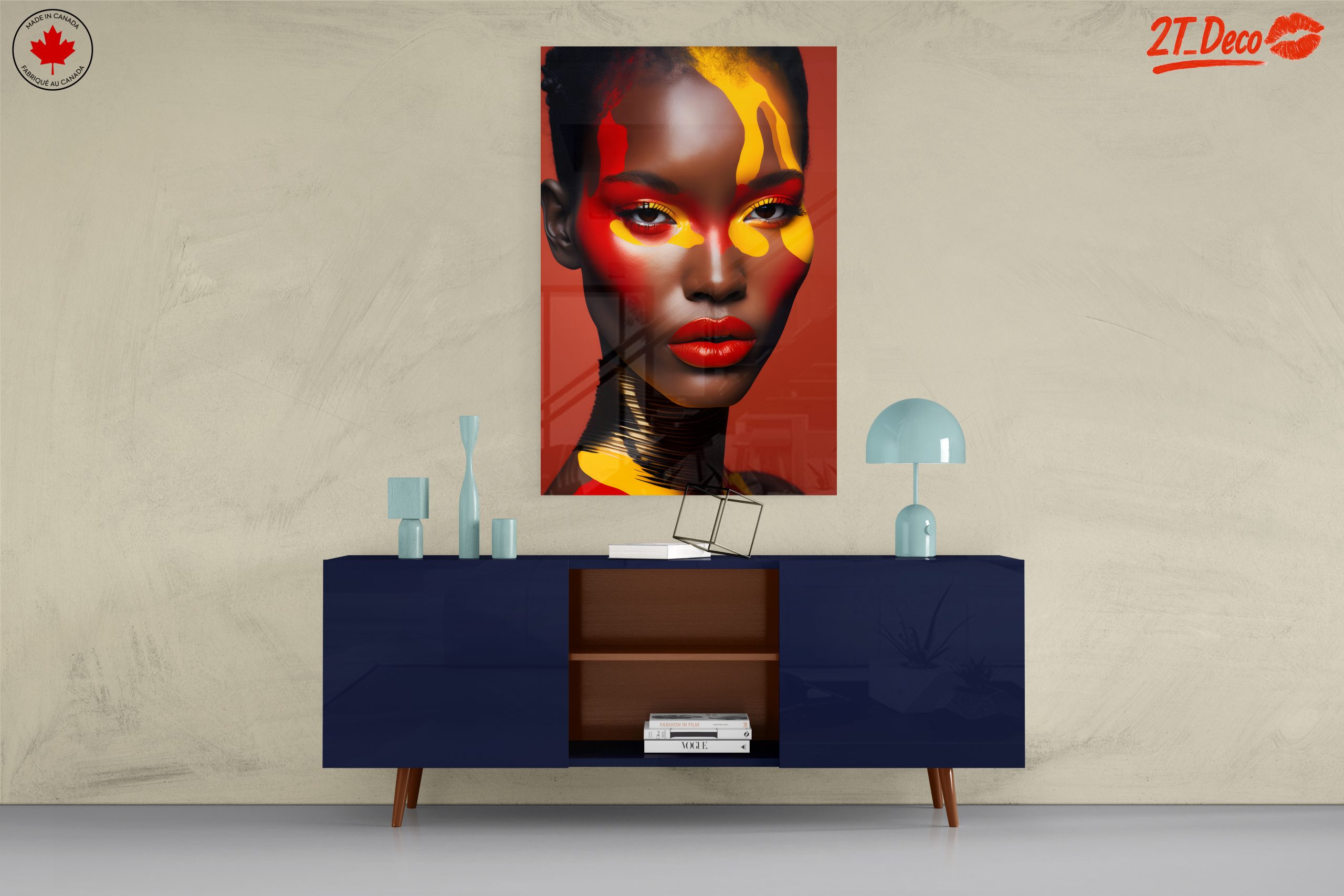 Vibrant Contemporary Portrait with Bold Colors 5 - Image 8