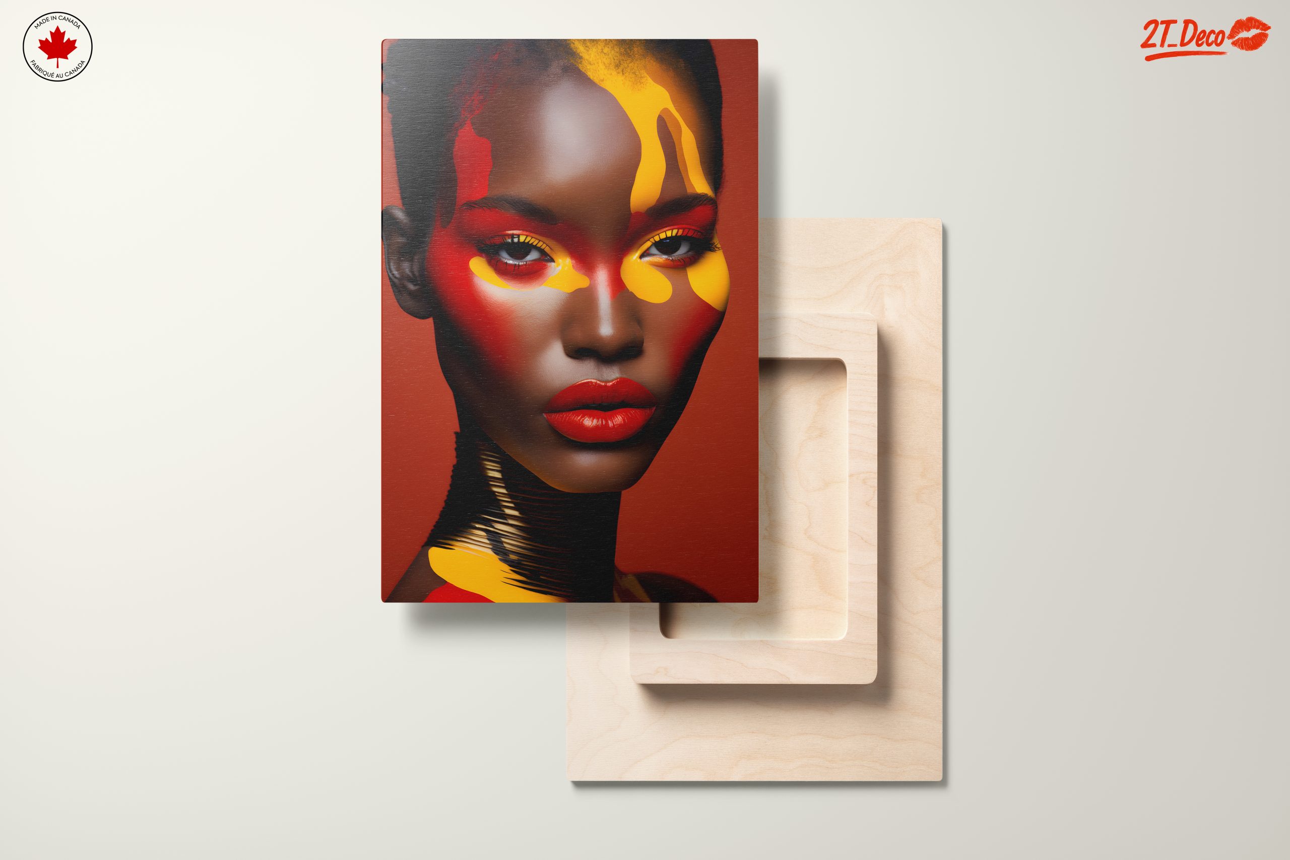 Vibrant Contemporary Portrait with Bold Colors 5 - Image 11