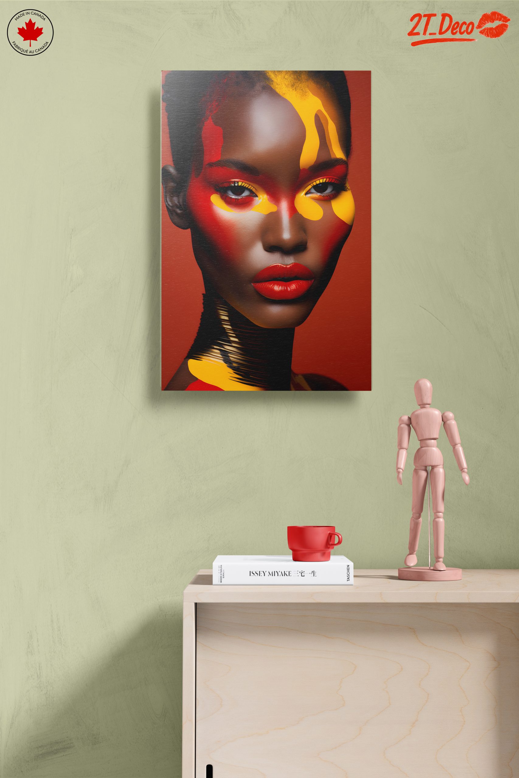 Vibrant Contemporary Portrait with Bold Colors 5 - Image 14
