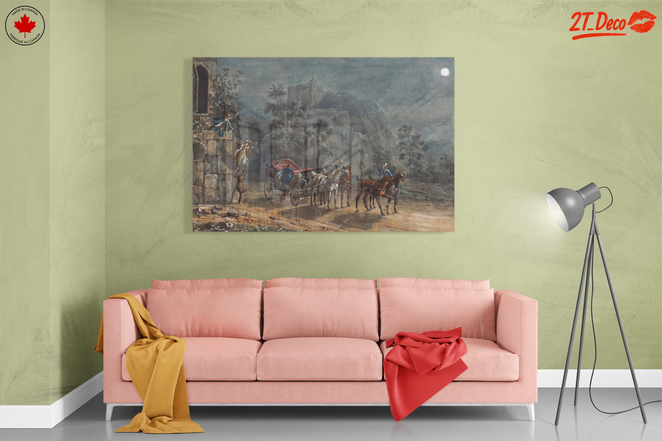Historical Scene with Carriage and Figures - Image 7