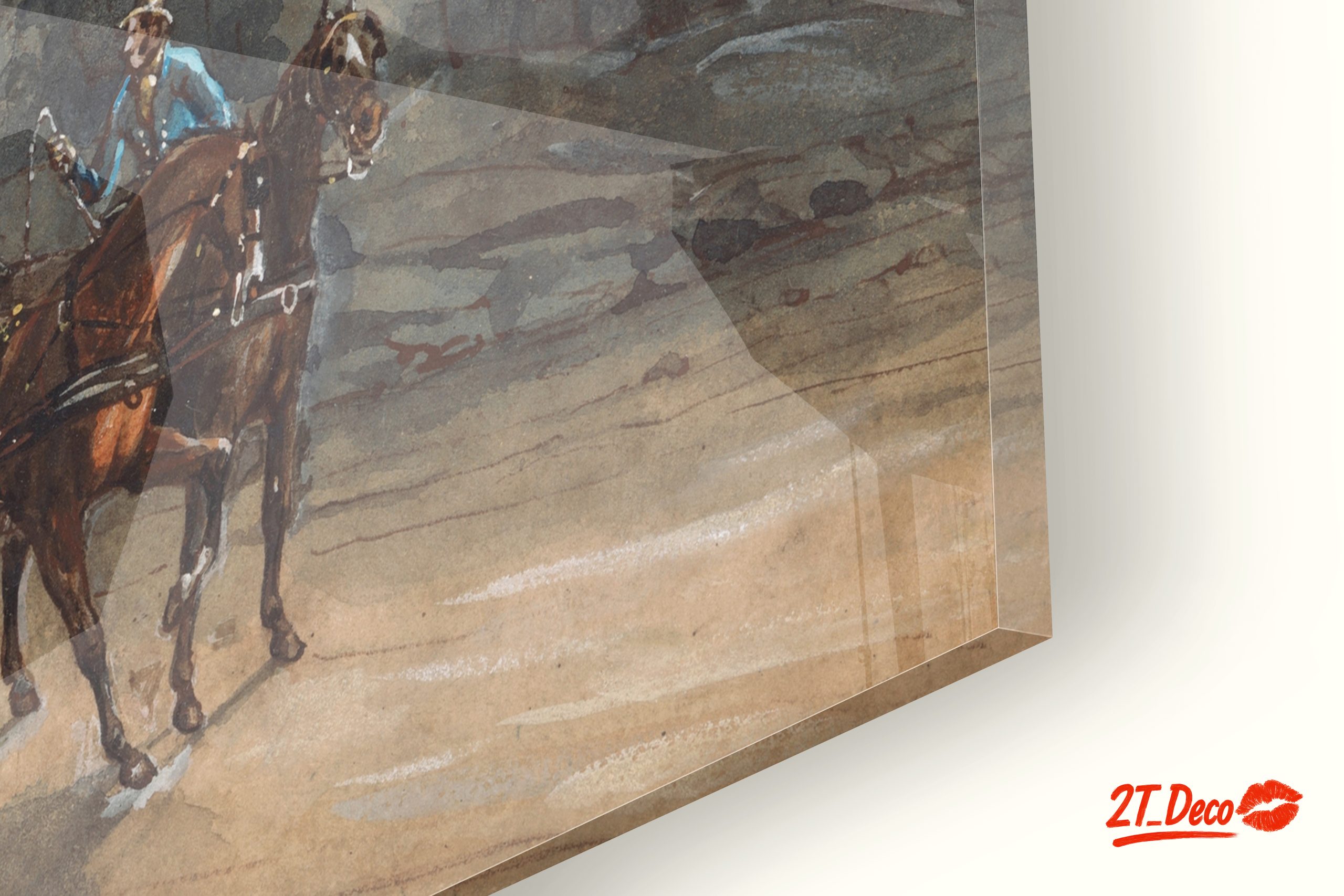 Historical Scene with Carriage and Figures - Image 9