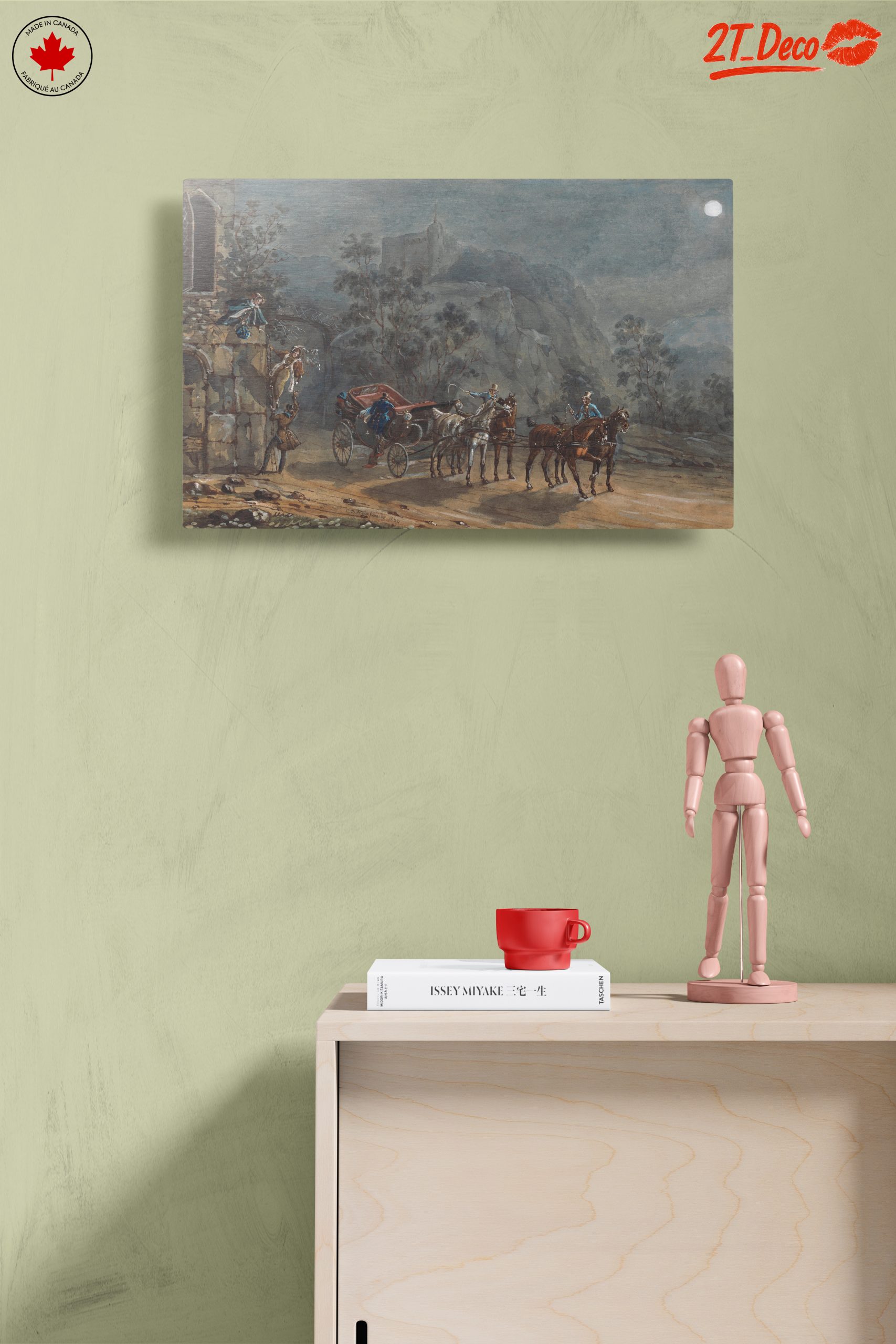 Historical Scene with Carriage and Figures - Image 14