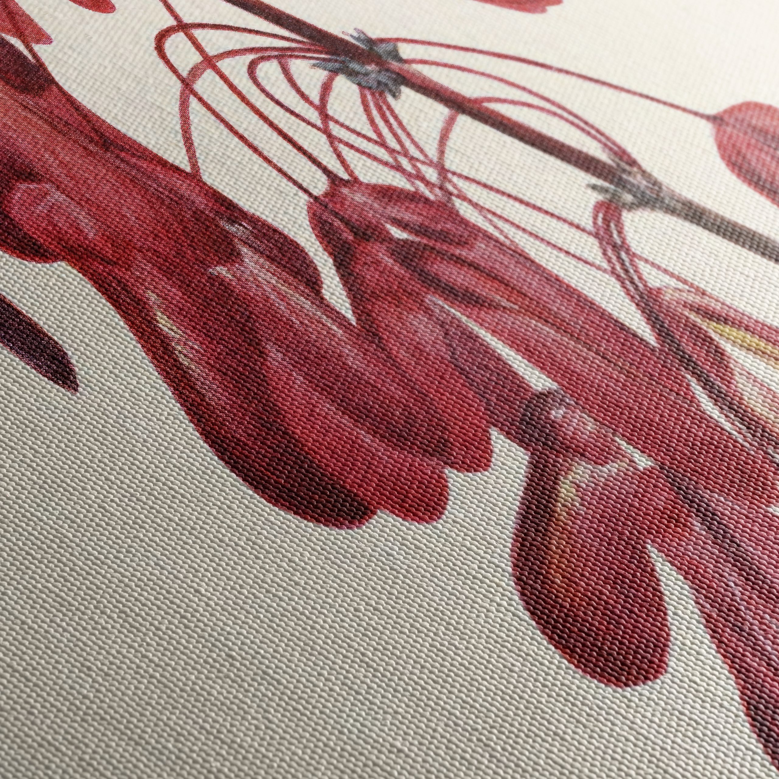 Elegant Botanical Artwork of Red Samaras - Image 5