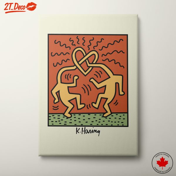 Lively Contemporary Pop Art by Keith Haring