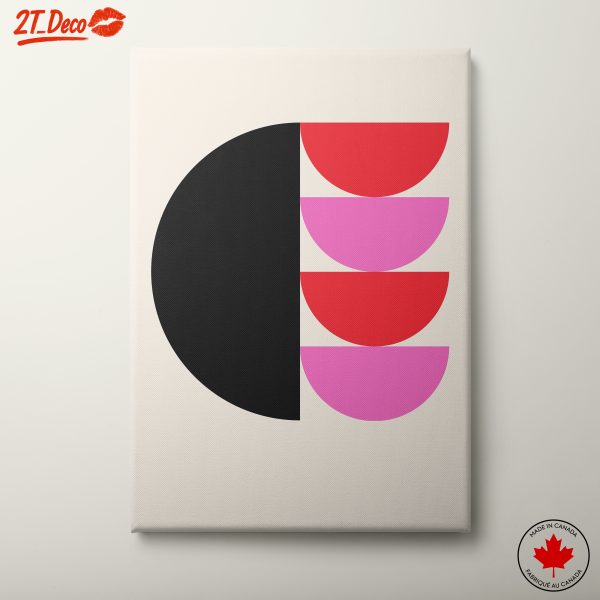 Geometric Abstract Art with Bold Colors 4