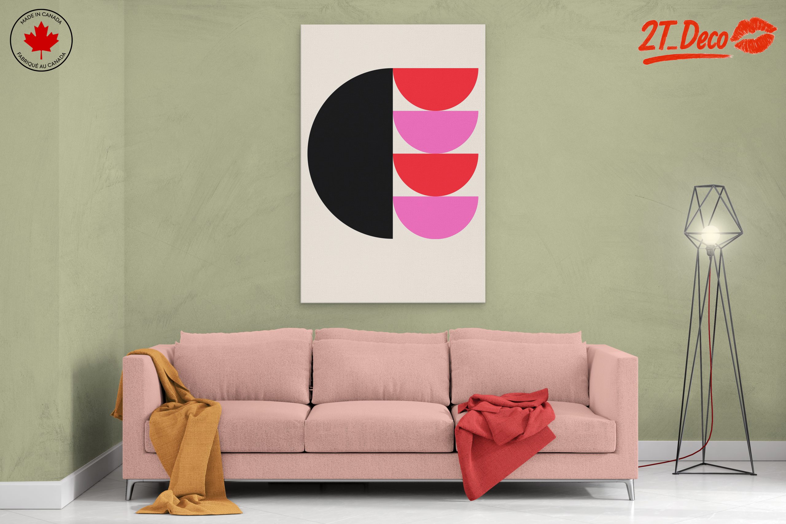 Geometric Abstract Art with Bold Colors 4 - Image 2