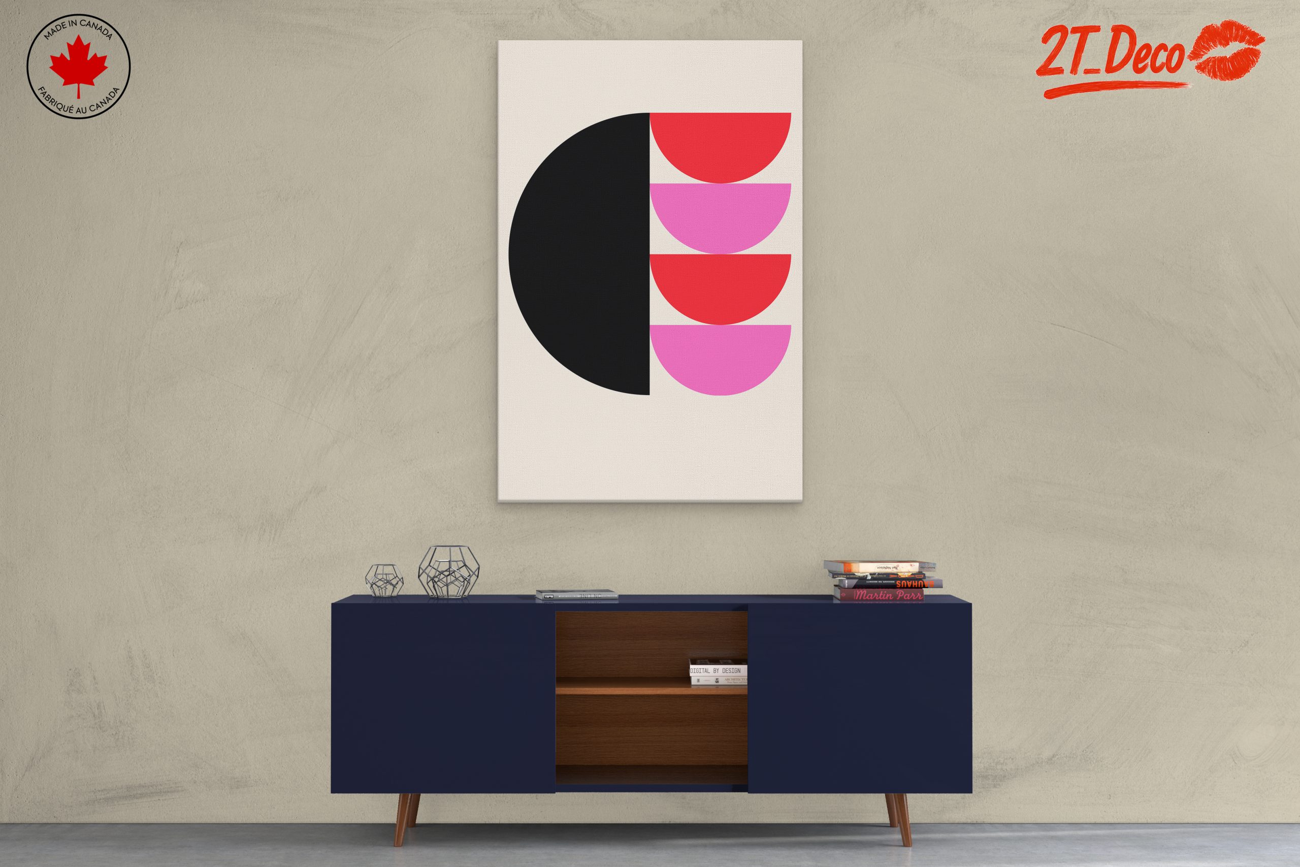 Geometric Abstract Art with Bold Colors 4 - Image 3