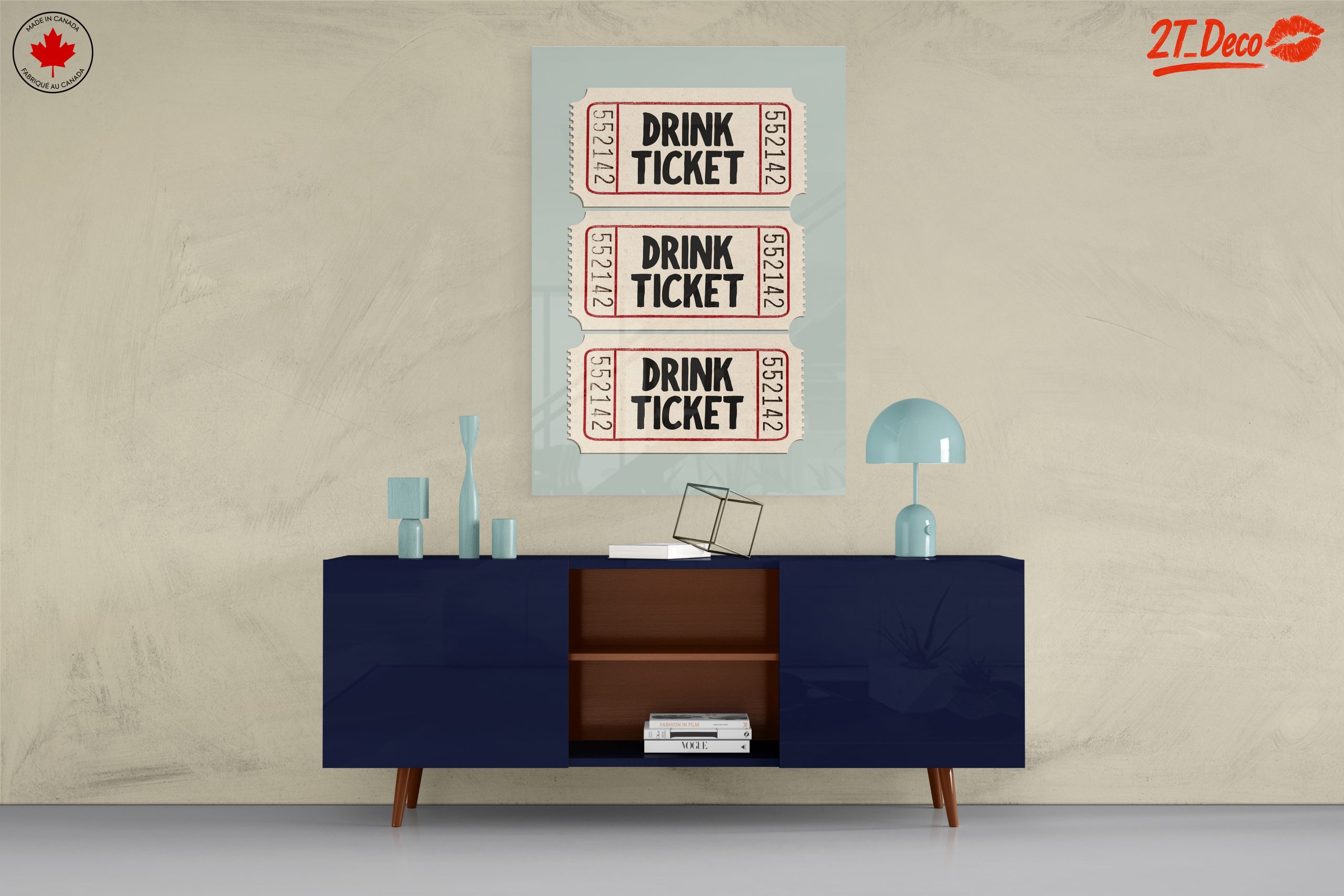 Vintage Style Drink Ticket Art - Image 8
