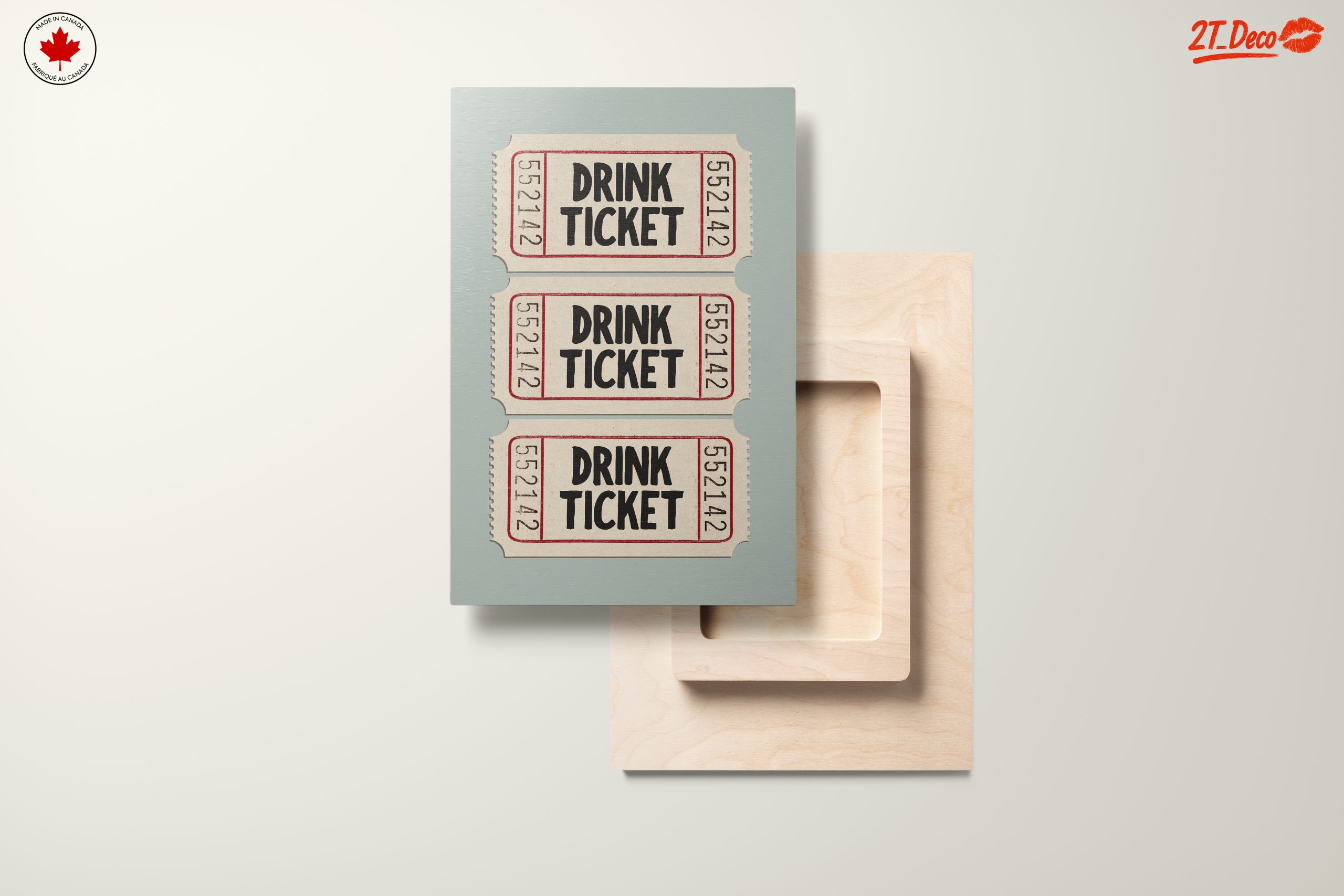 Vintage Style Drink Ticket Art - Image 11
