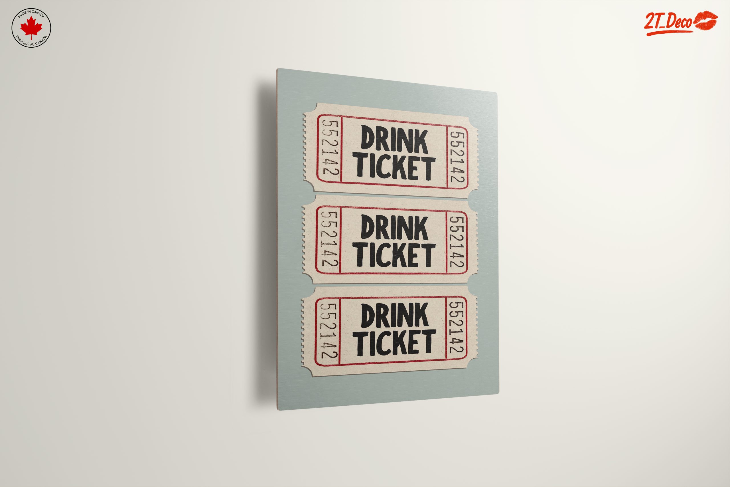 Vintage Style Drink Ticket Art - Image 13