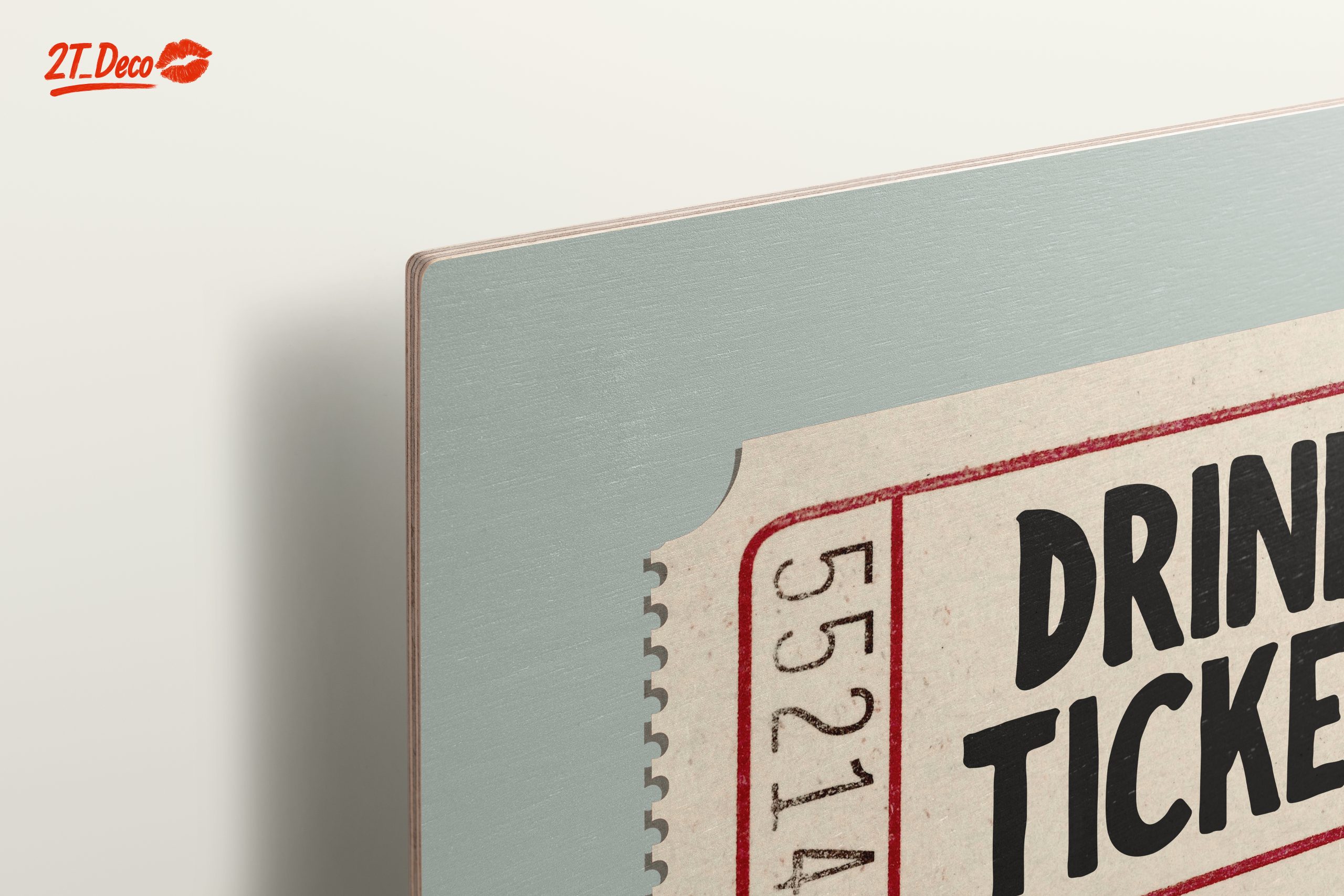 Vintage Style Drink Ticket Art - Image 15