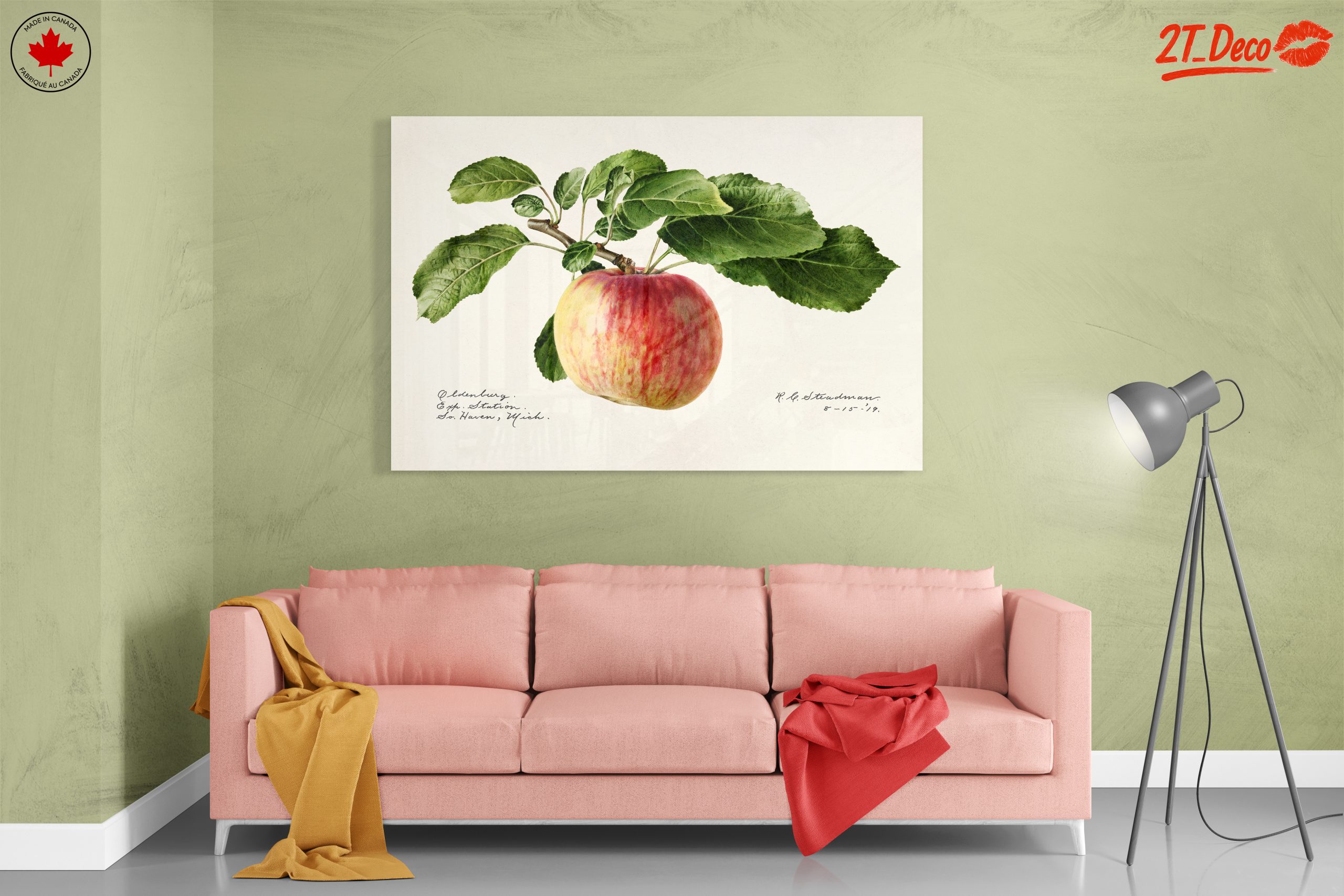 Realistic Botanical Apple Art - Image 7