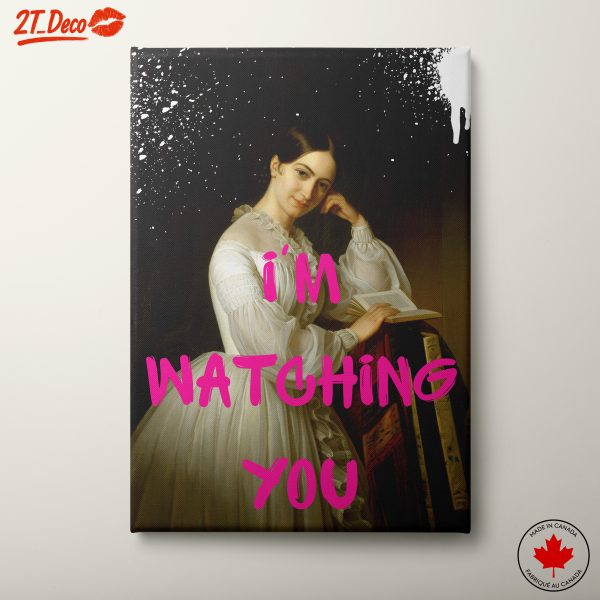 Contemporary Portrait with Eye-Catching Text