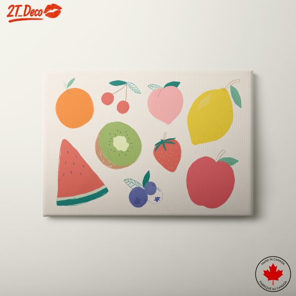 Playful Colorful Fruit Art for Kids