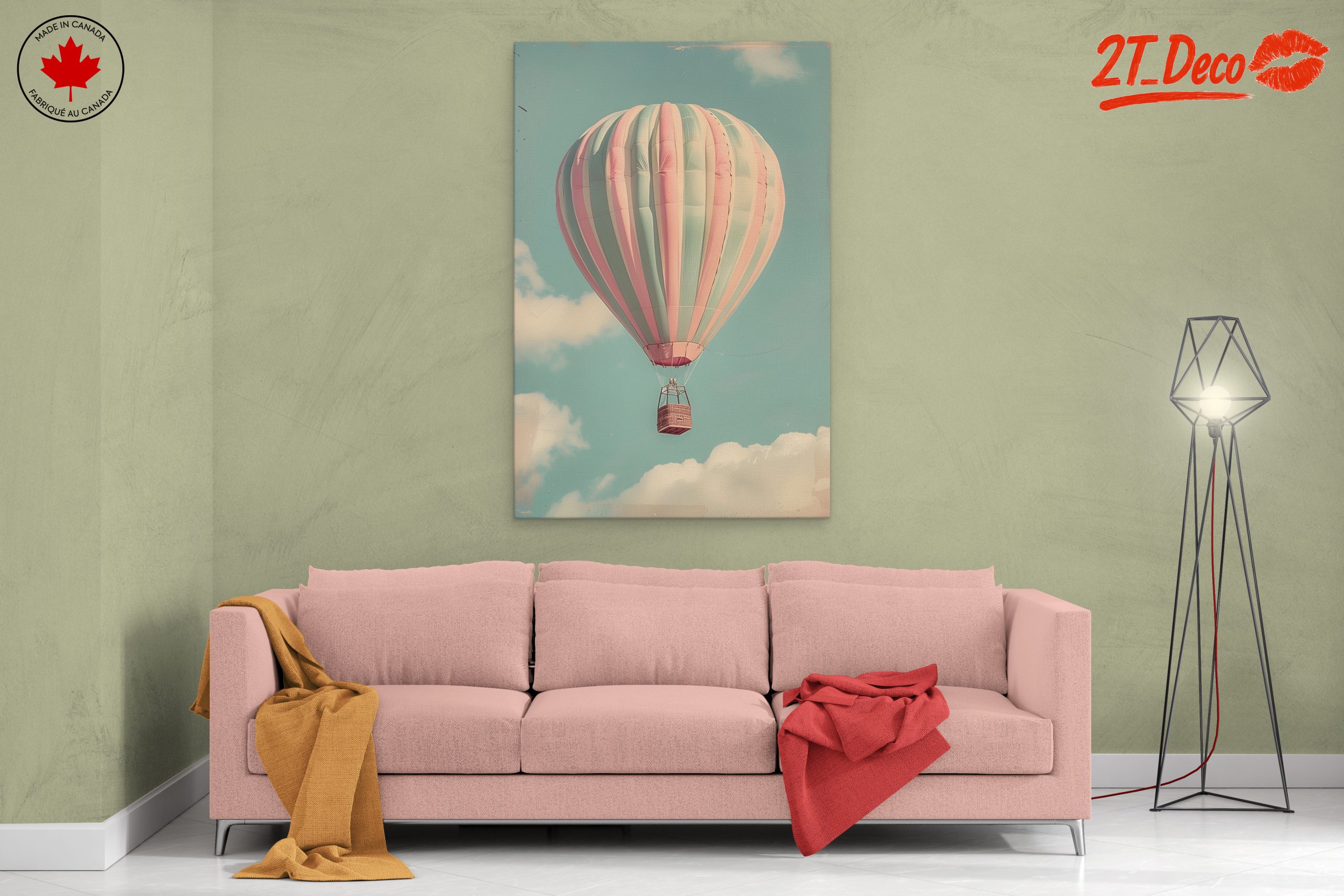 Pastel Hot Air Balloon Adventure - Image 2