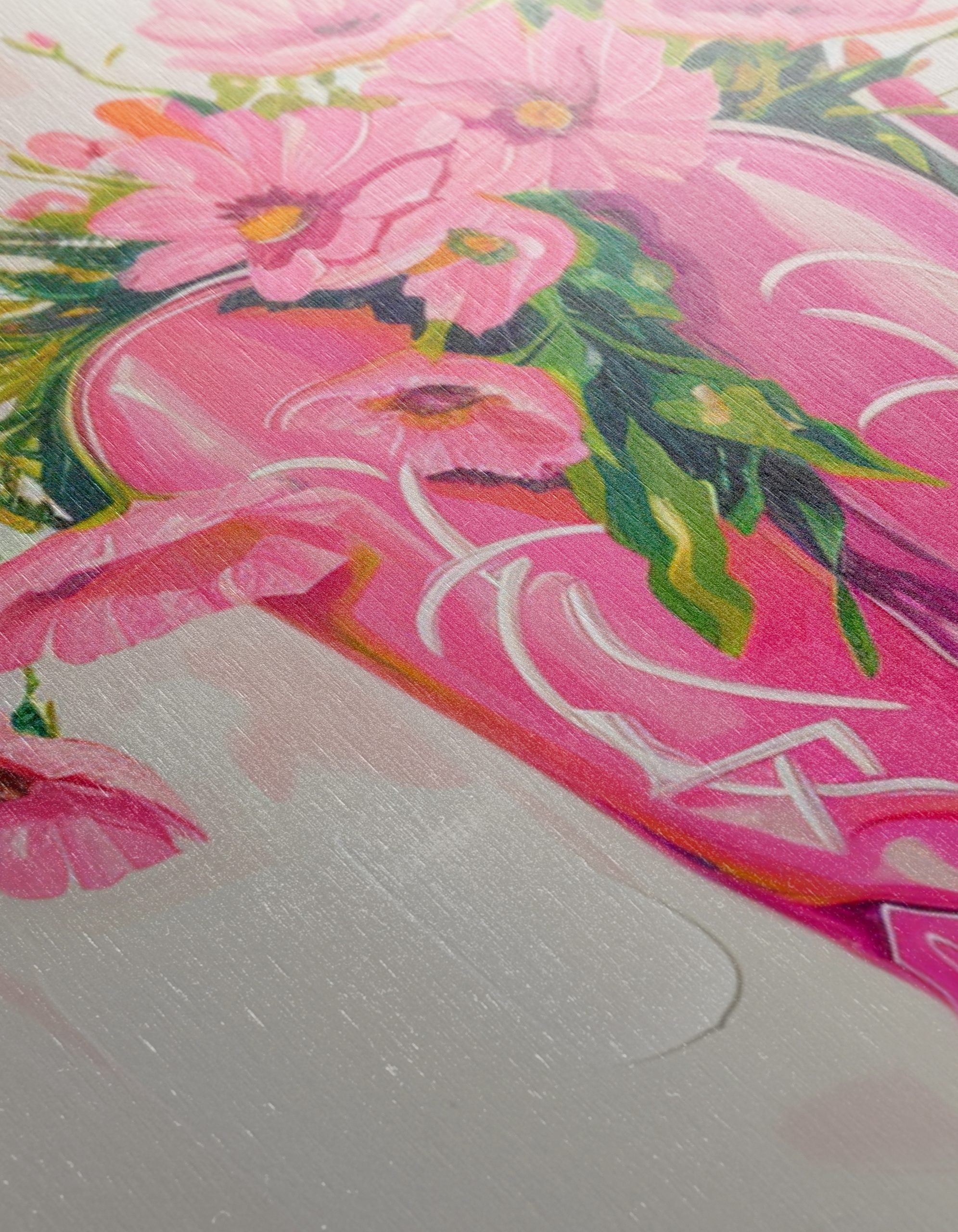 Pink Cowboy Boots with Flowers Art - Image 12
