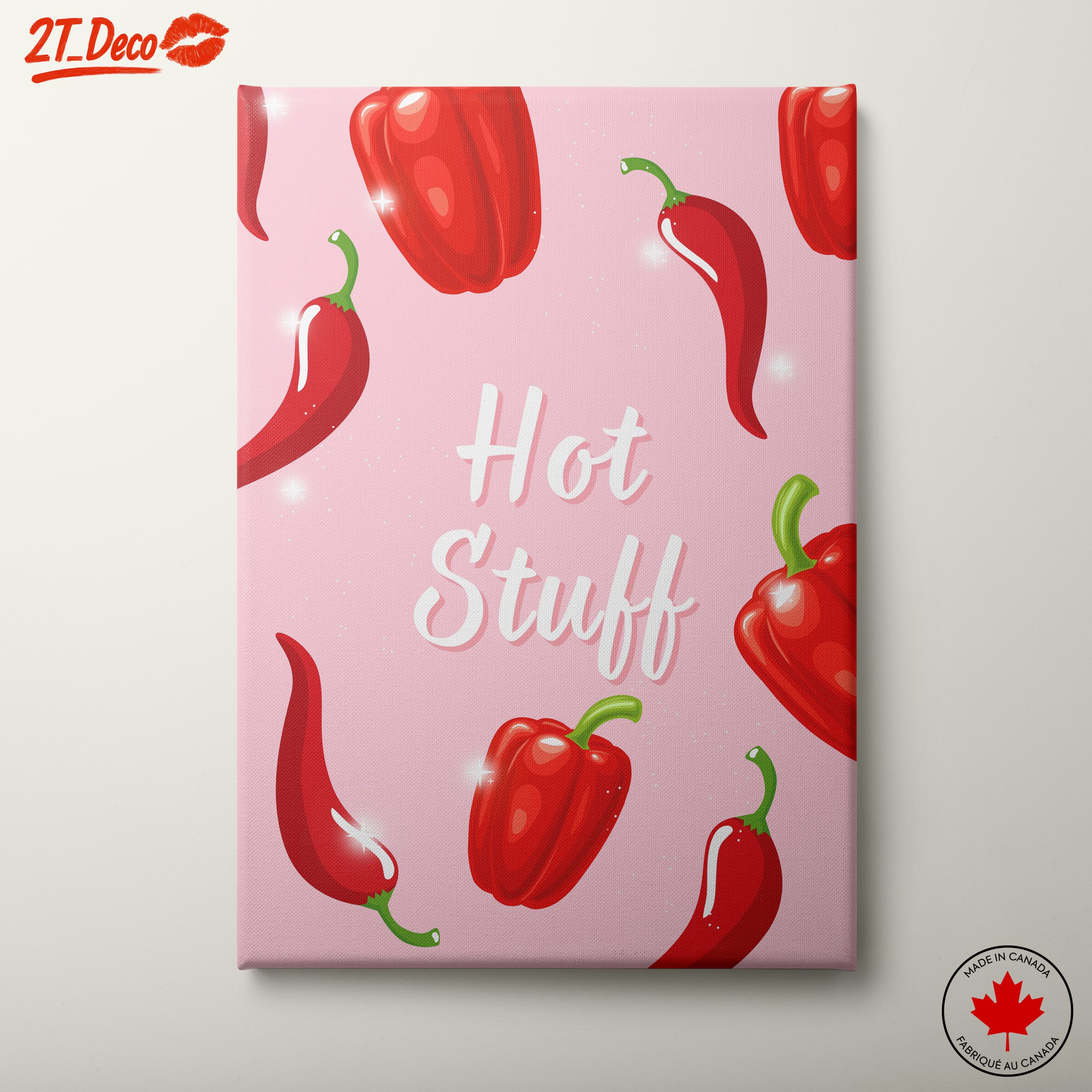 Hot Stuff Food Art with Peppers