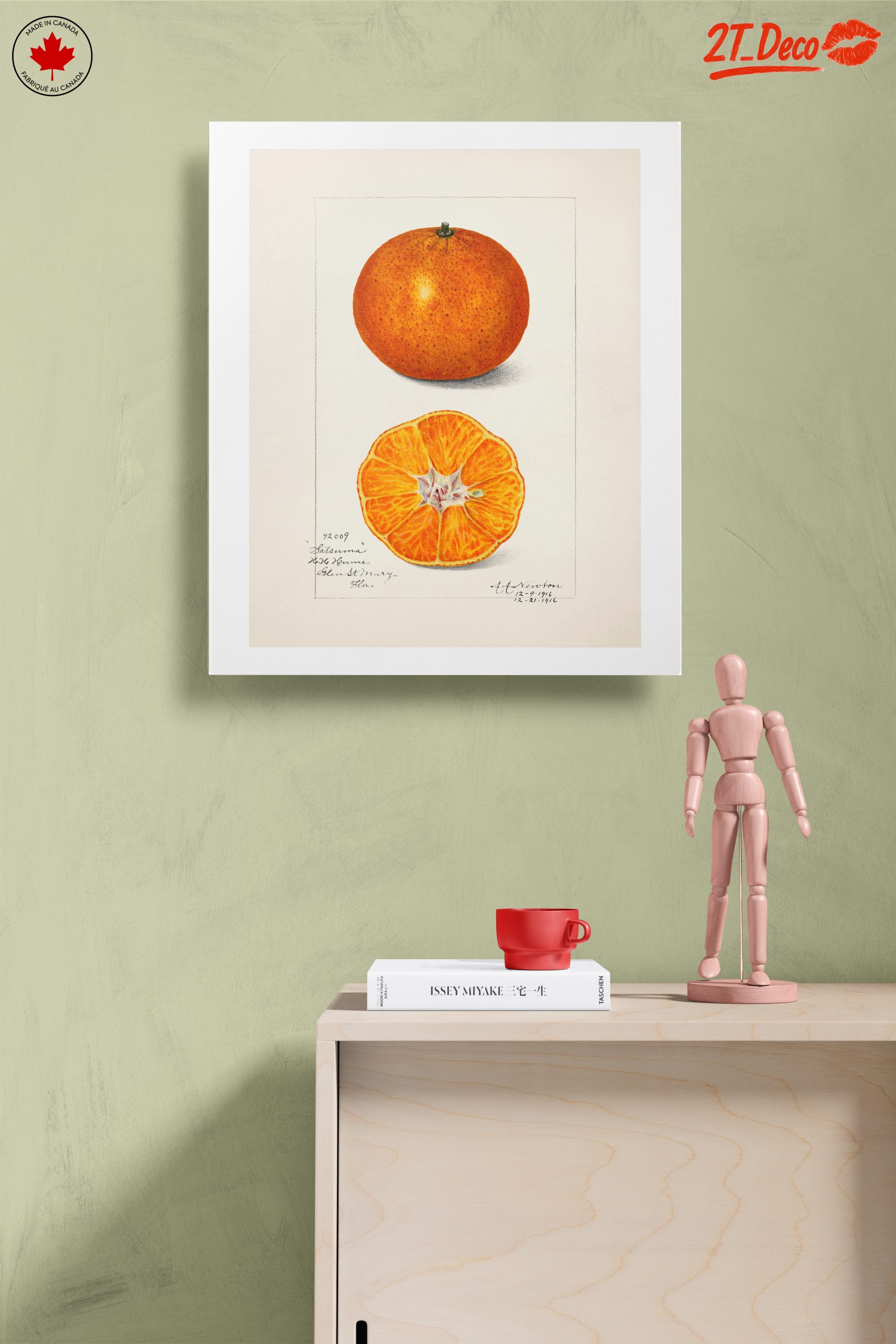Vibrant Abstract Food Illustration of Citrus - Image 14