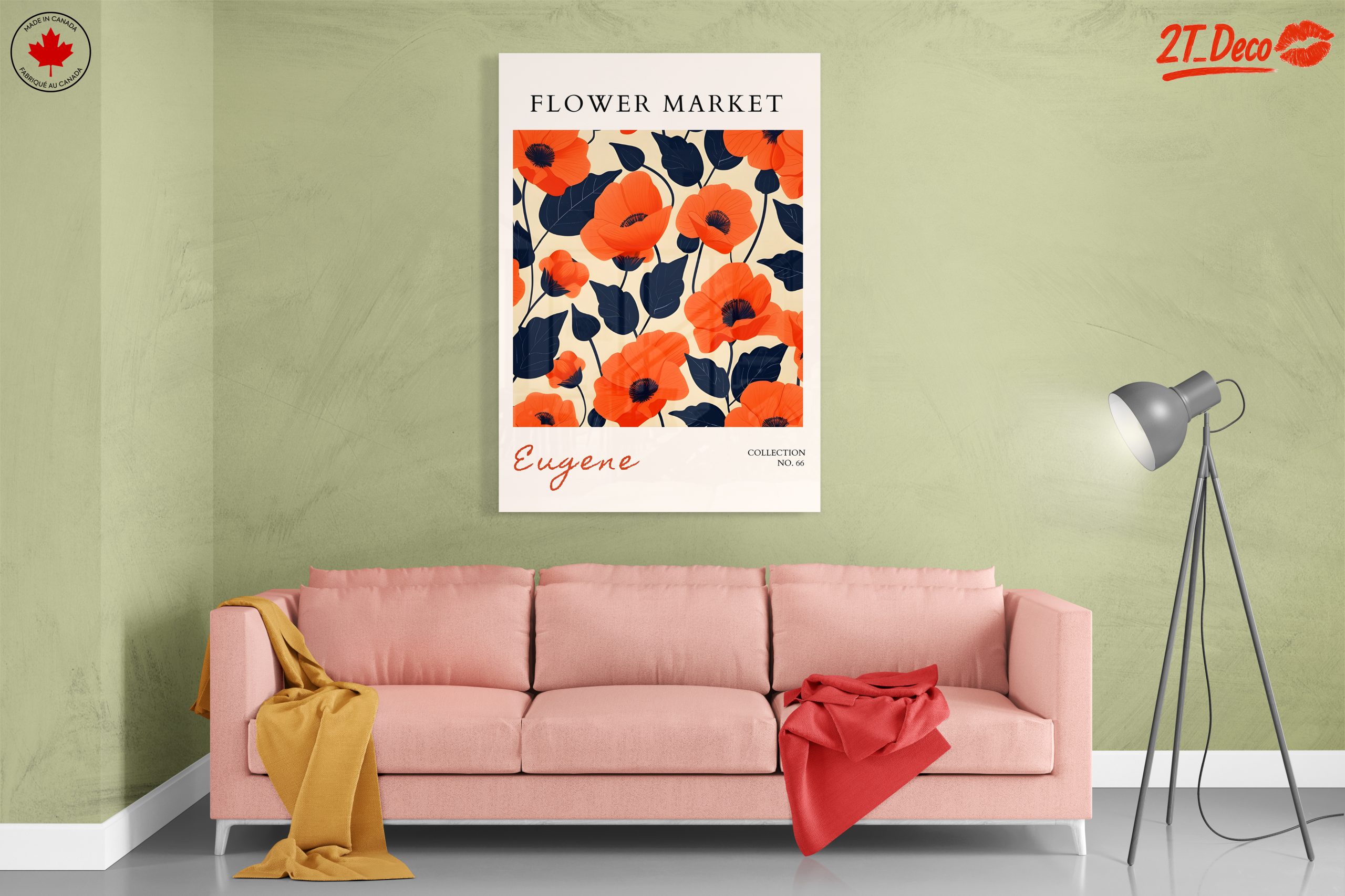 Vibrant Floral Flower Market Art - Image 7