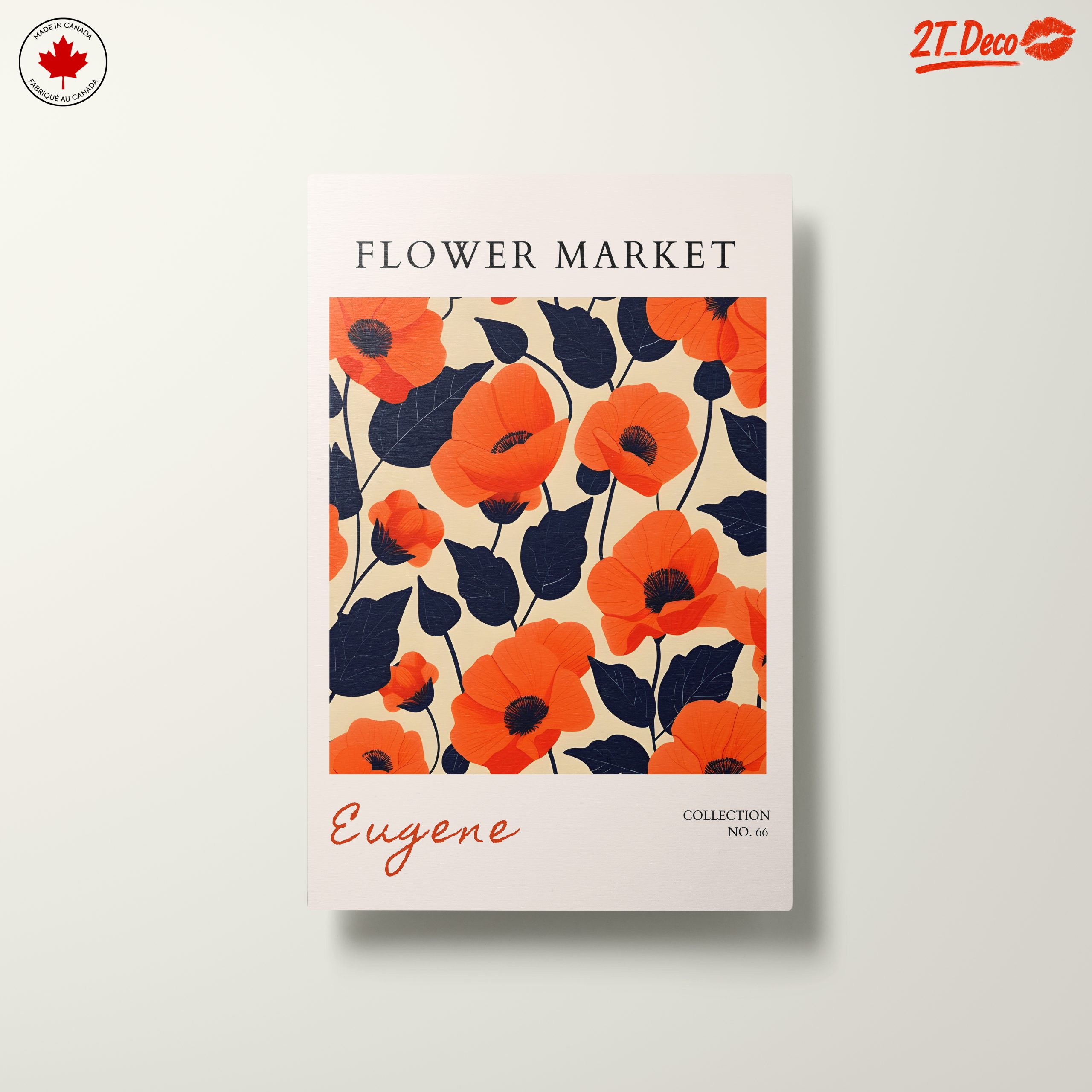 Vibrant Floral Flower Market Art - Image 10