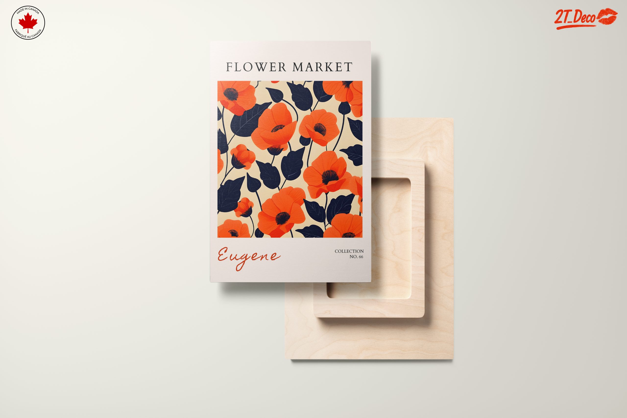 Vibrant Floral Flower Market Art - Image 11