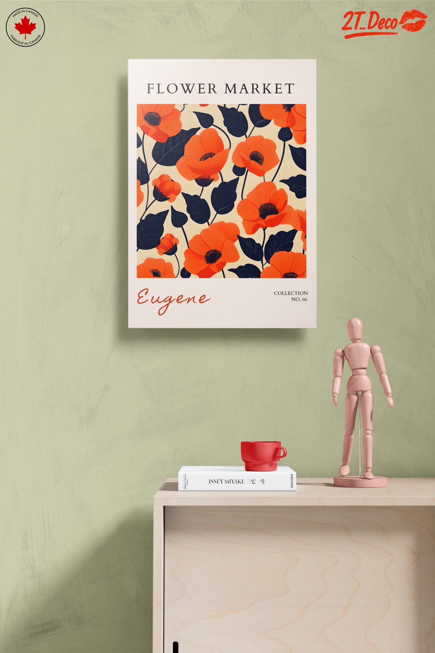 Vibrant Floral Flower Market Art - Image 14
