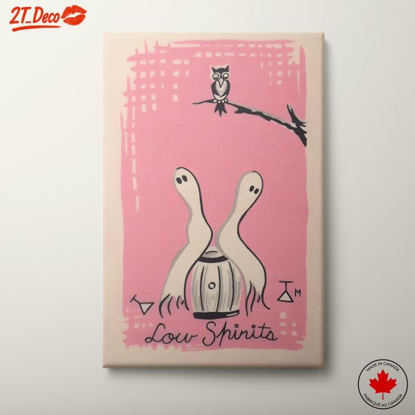 Whimsical Ghosts and Owl Art