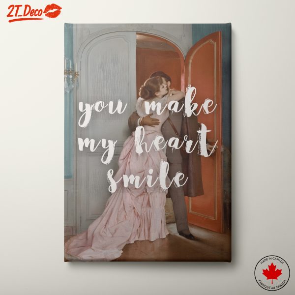 You Make My Heart Smile Romantic Art