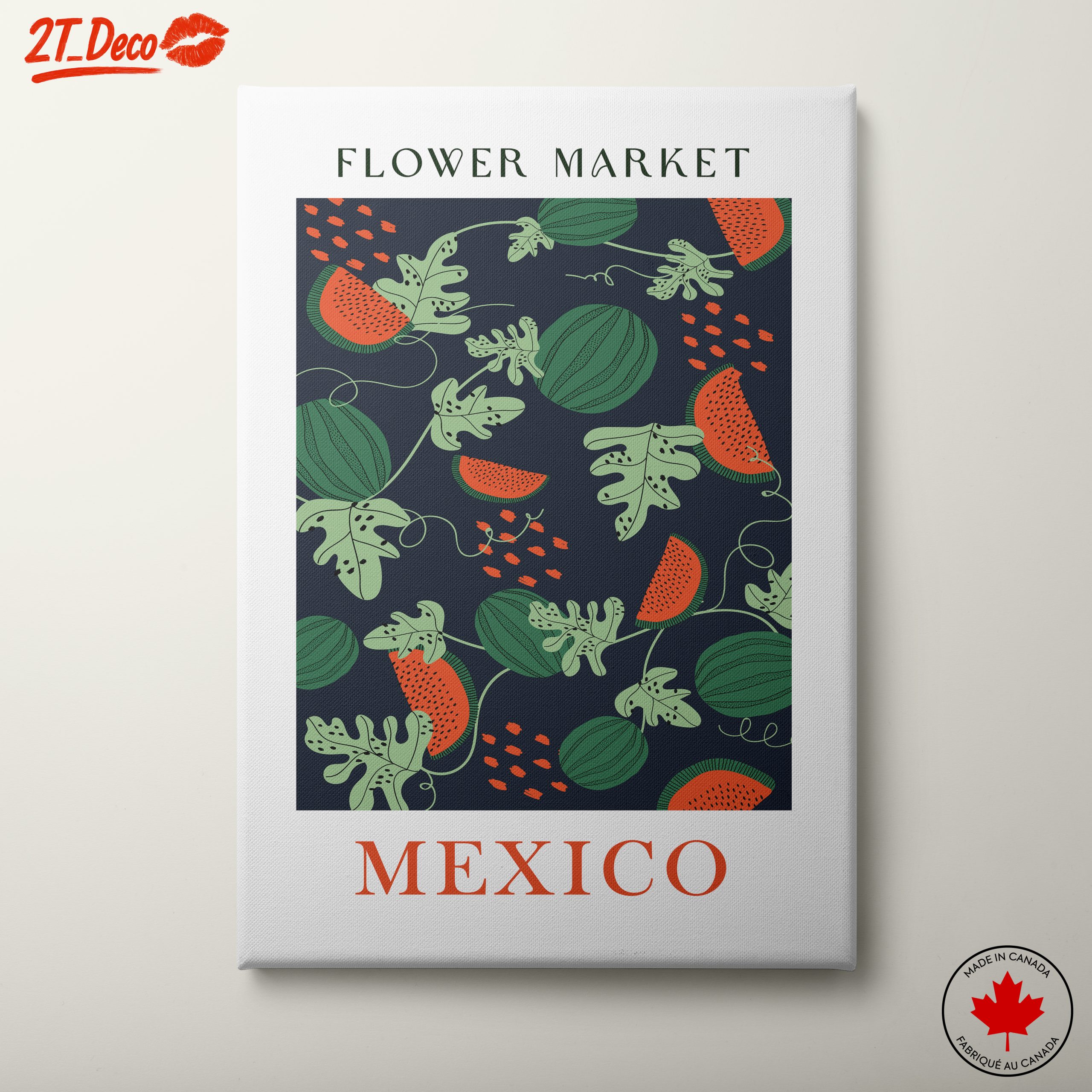 Flower Market Artwork from Mexico