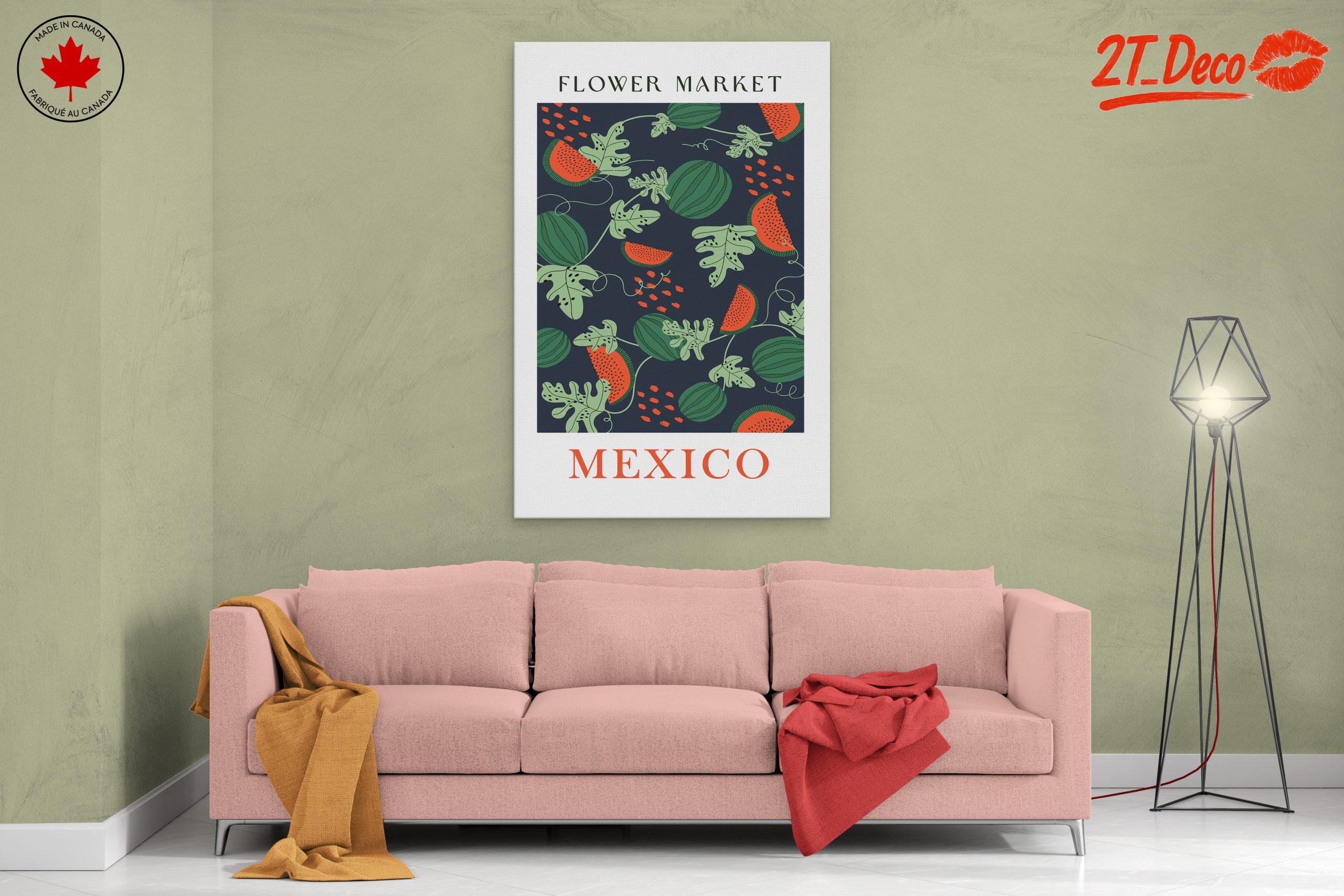 Flower Market Artwork from Mexico - Image 2