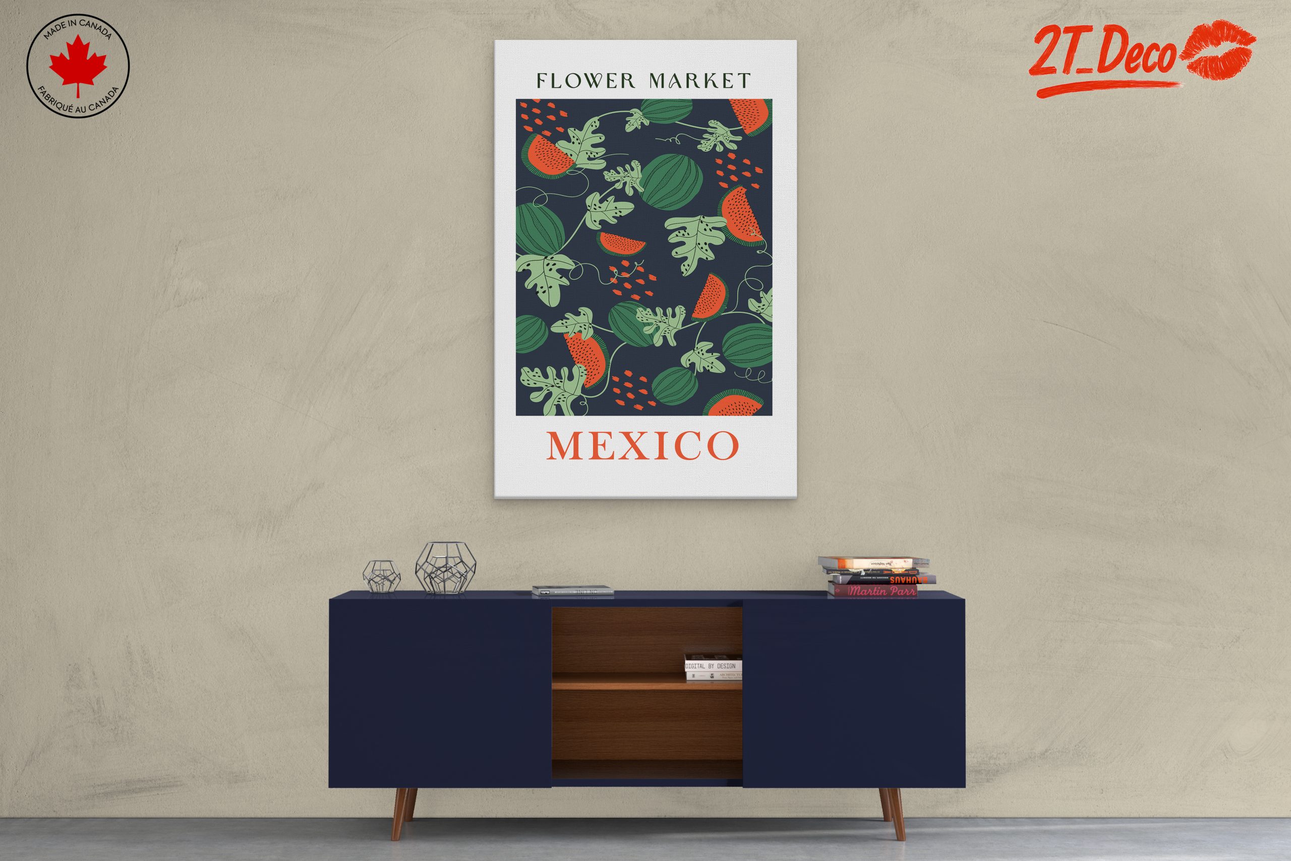 Flower Market Artwork from Mexico - Image 3