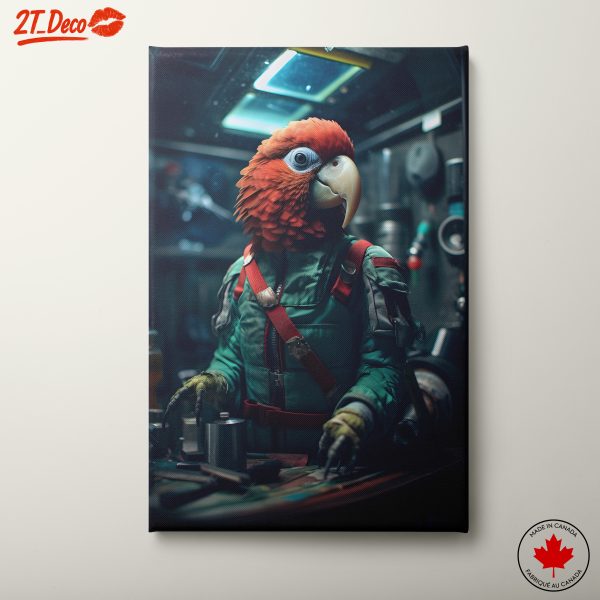 Anthropomorphic Parrot Character Art