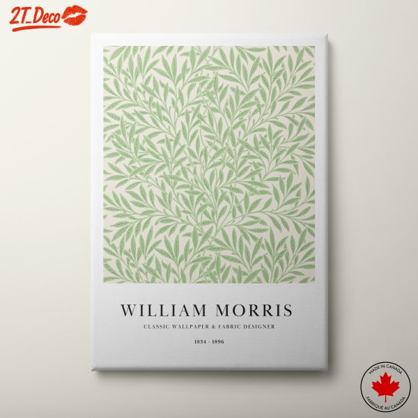 Elegant Botanical Leaf Design by William Morris