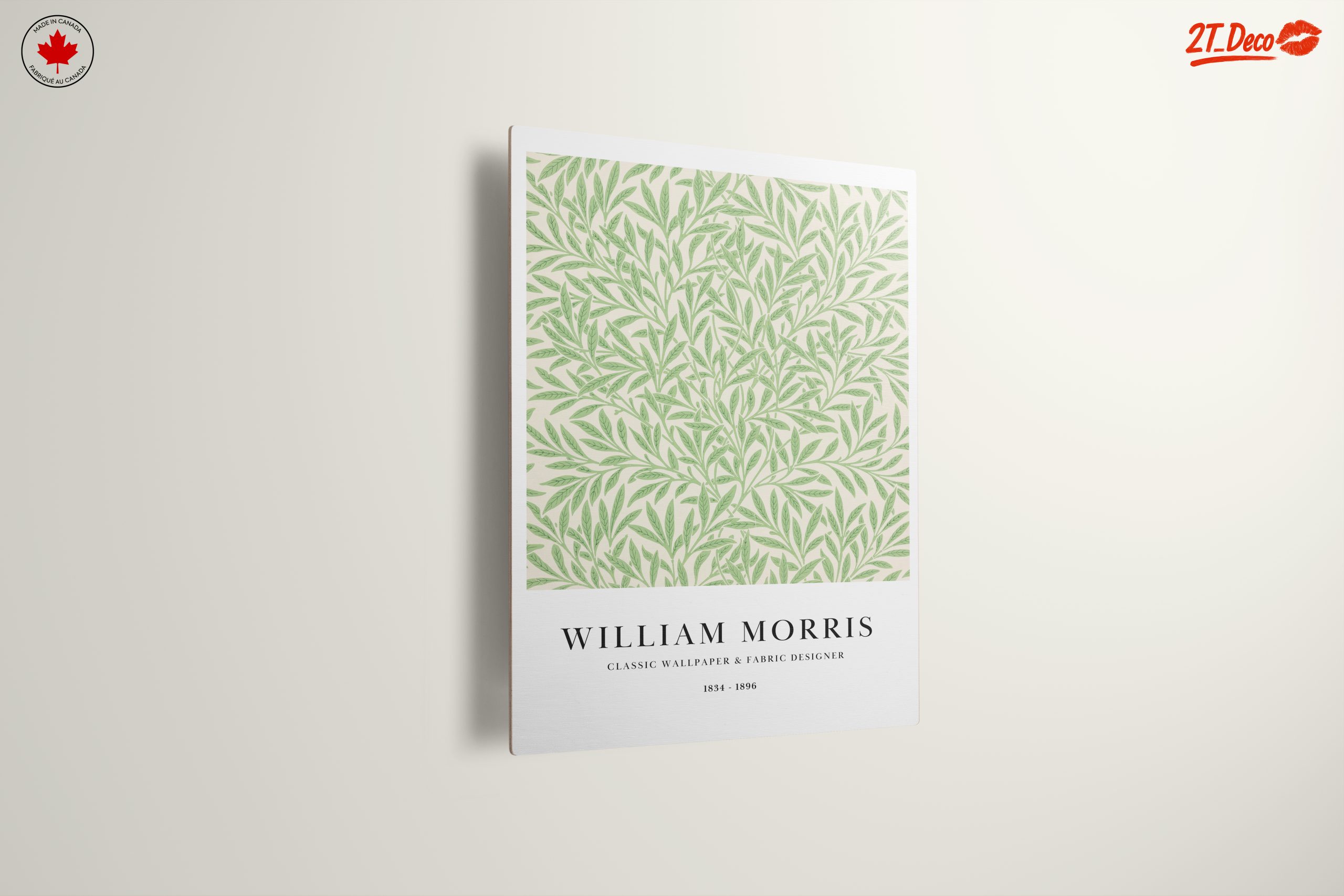 Elegant Botanical Leaf Design by William Morris - Image 13