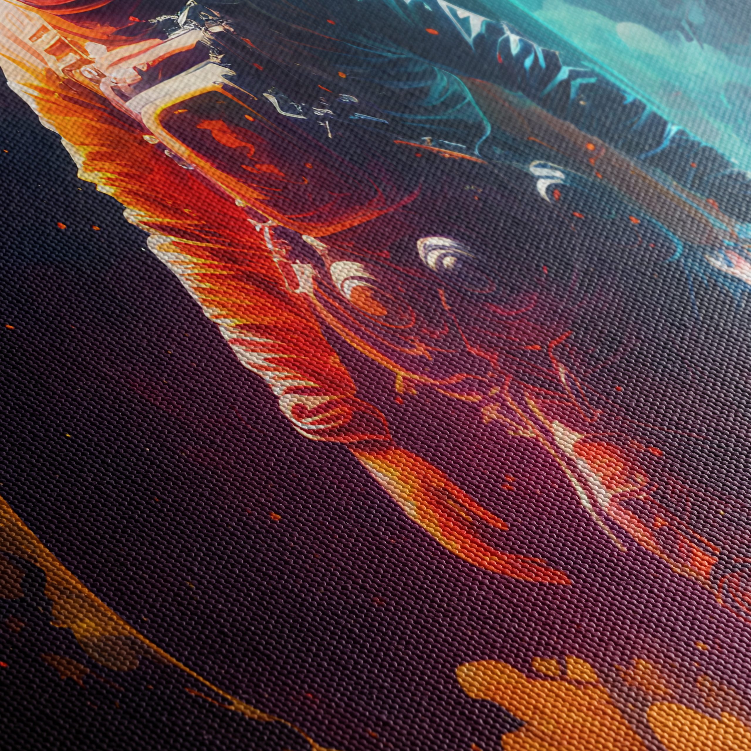 Colorful Astronaut in Cosmic Space Journey - Image 5