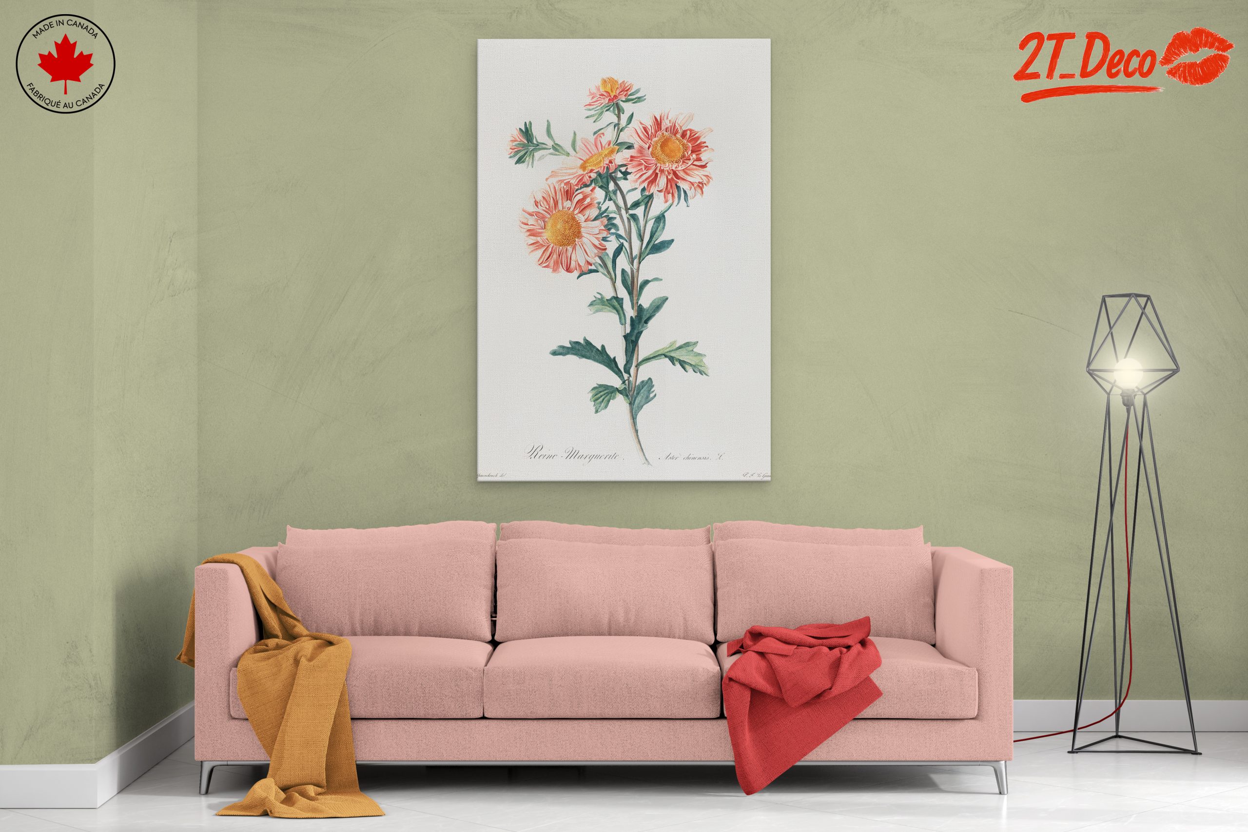 Delicate Botanical Floral Illustration - Image 2