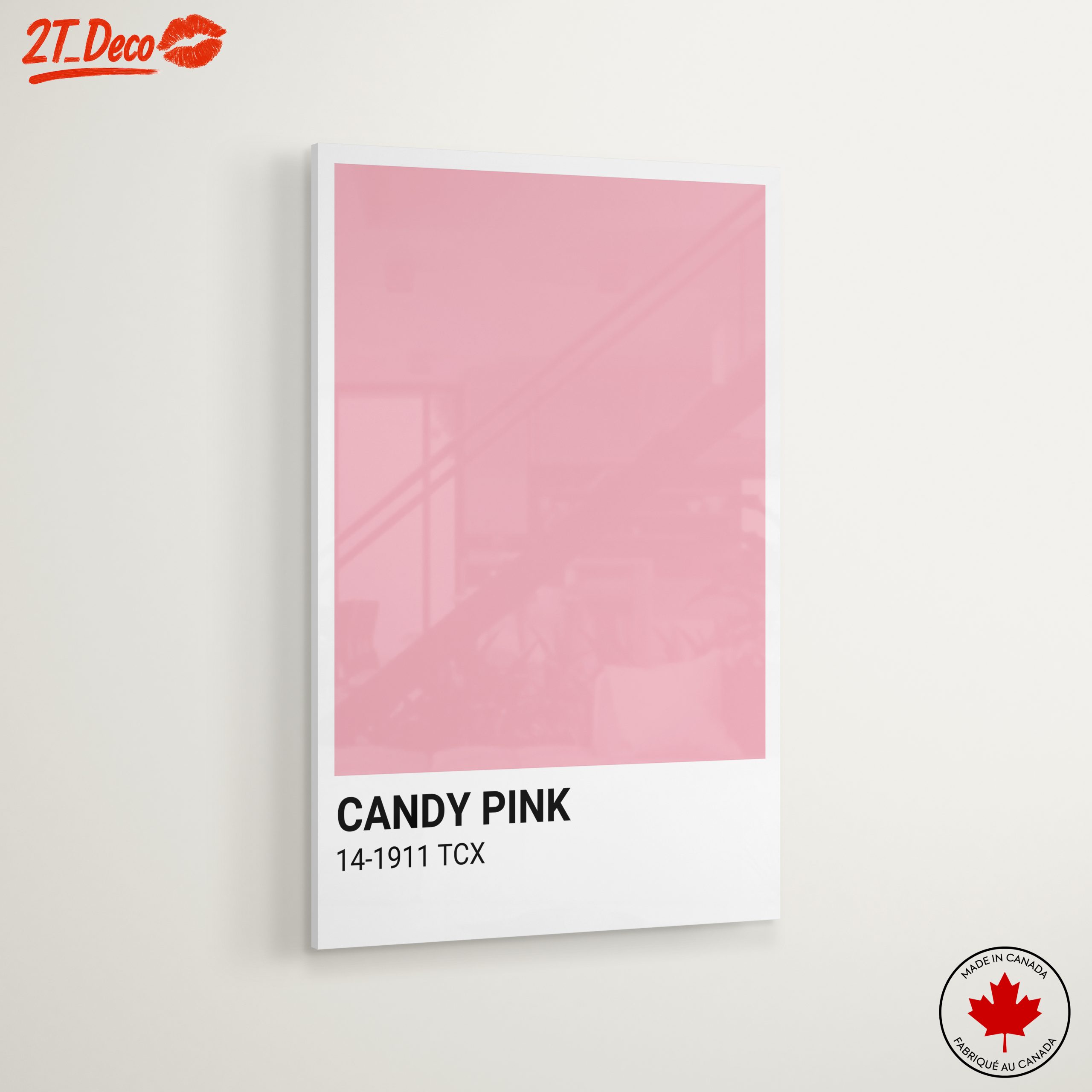 Candy Pink Solid Color Art - Image 6