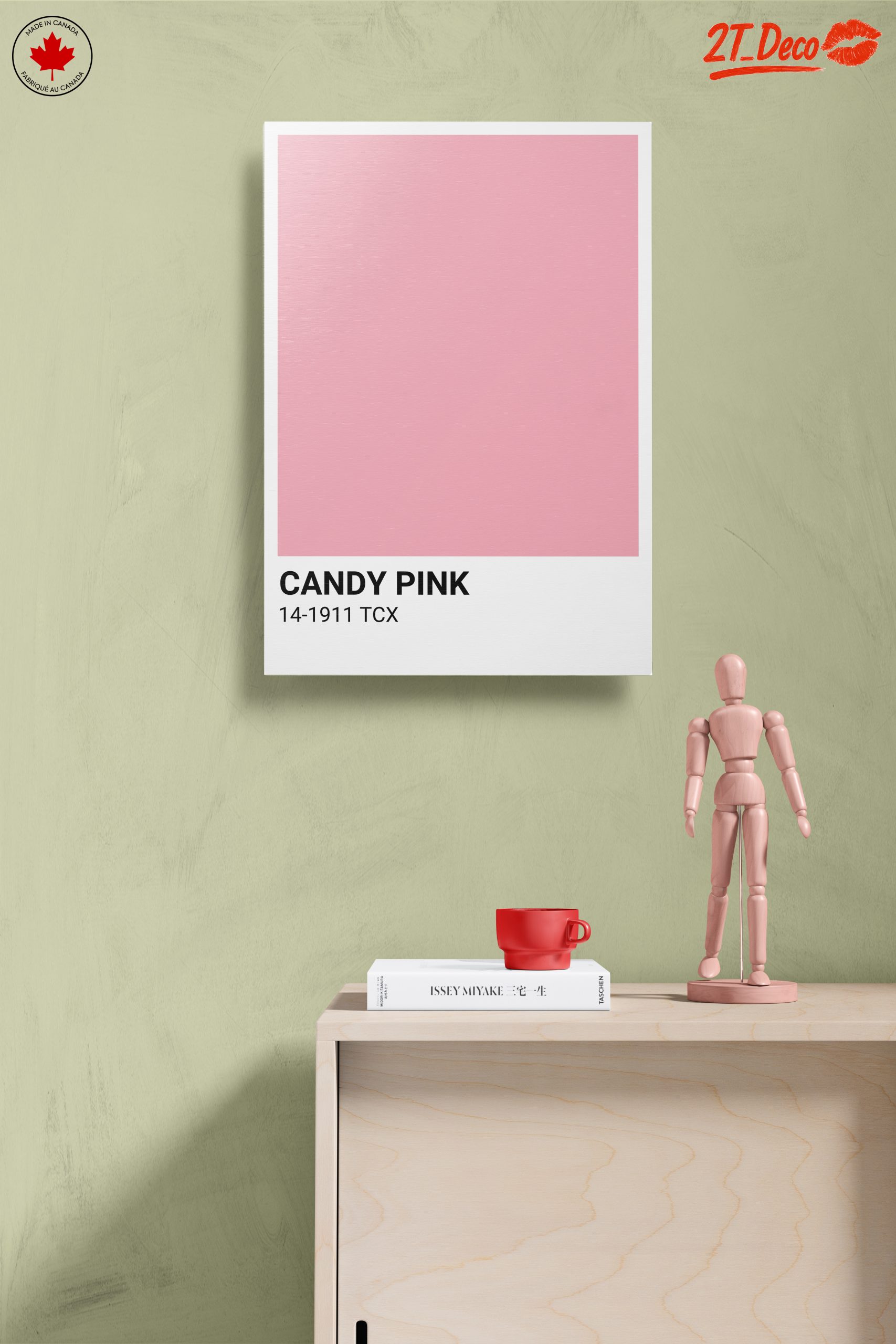 Candy Pink Solid Color Art - Image 14