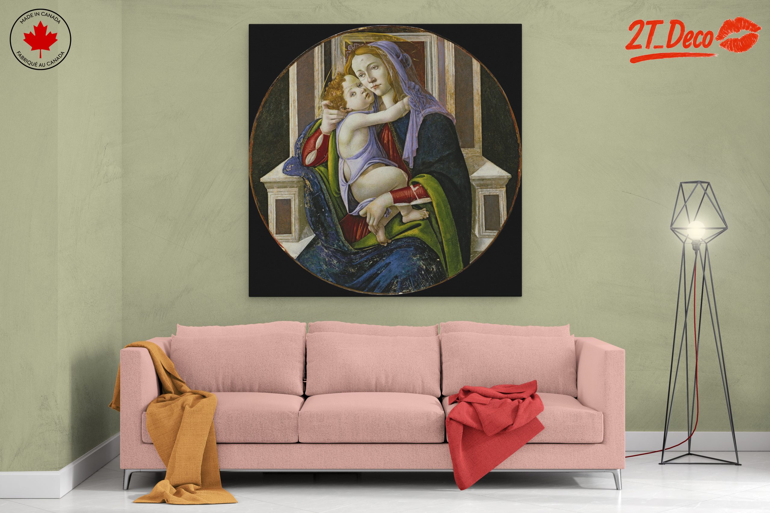 Madonna and Child Classical Art - Image 2