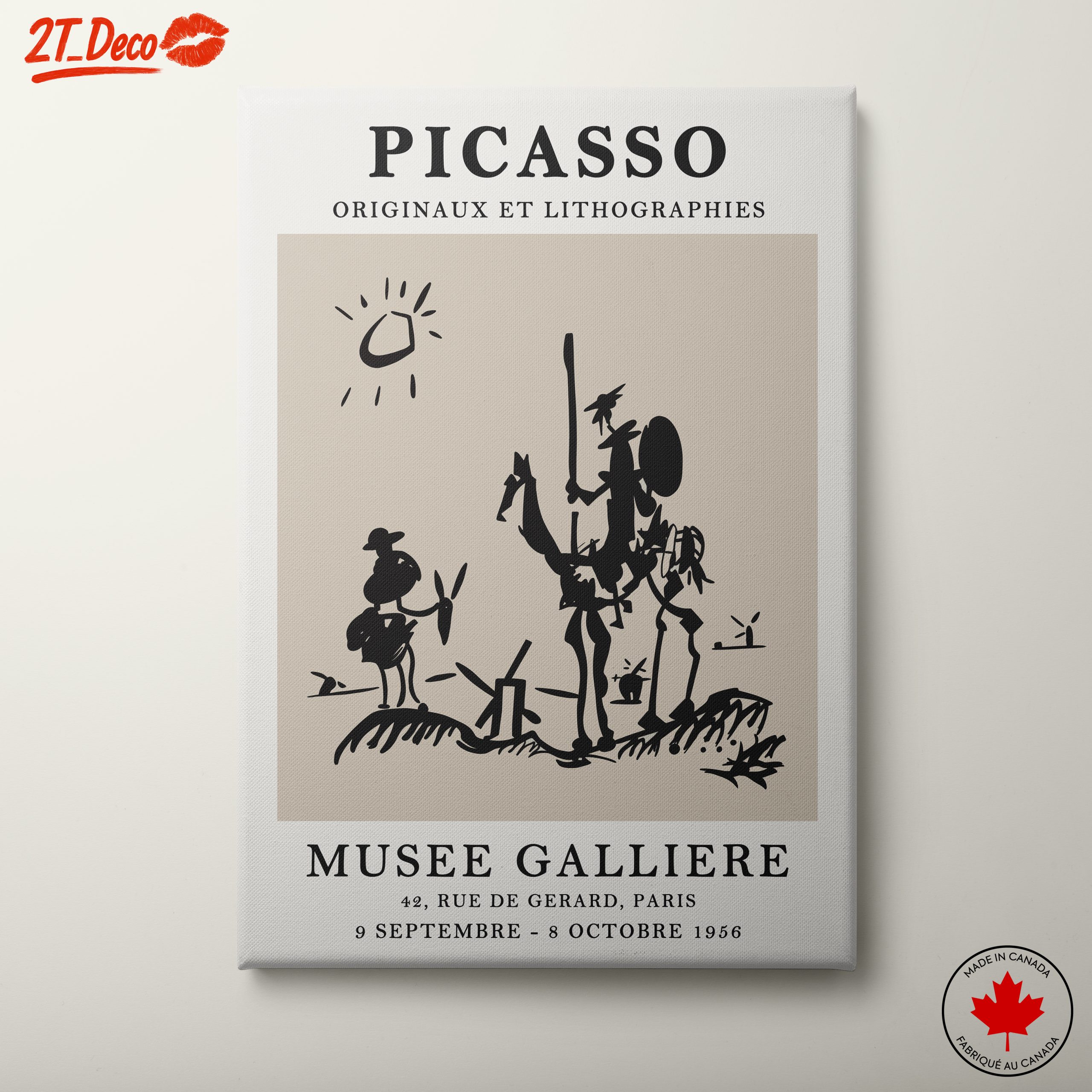 Iconic Picasso Inspired Artwork