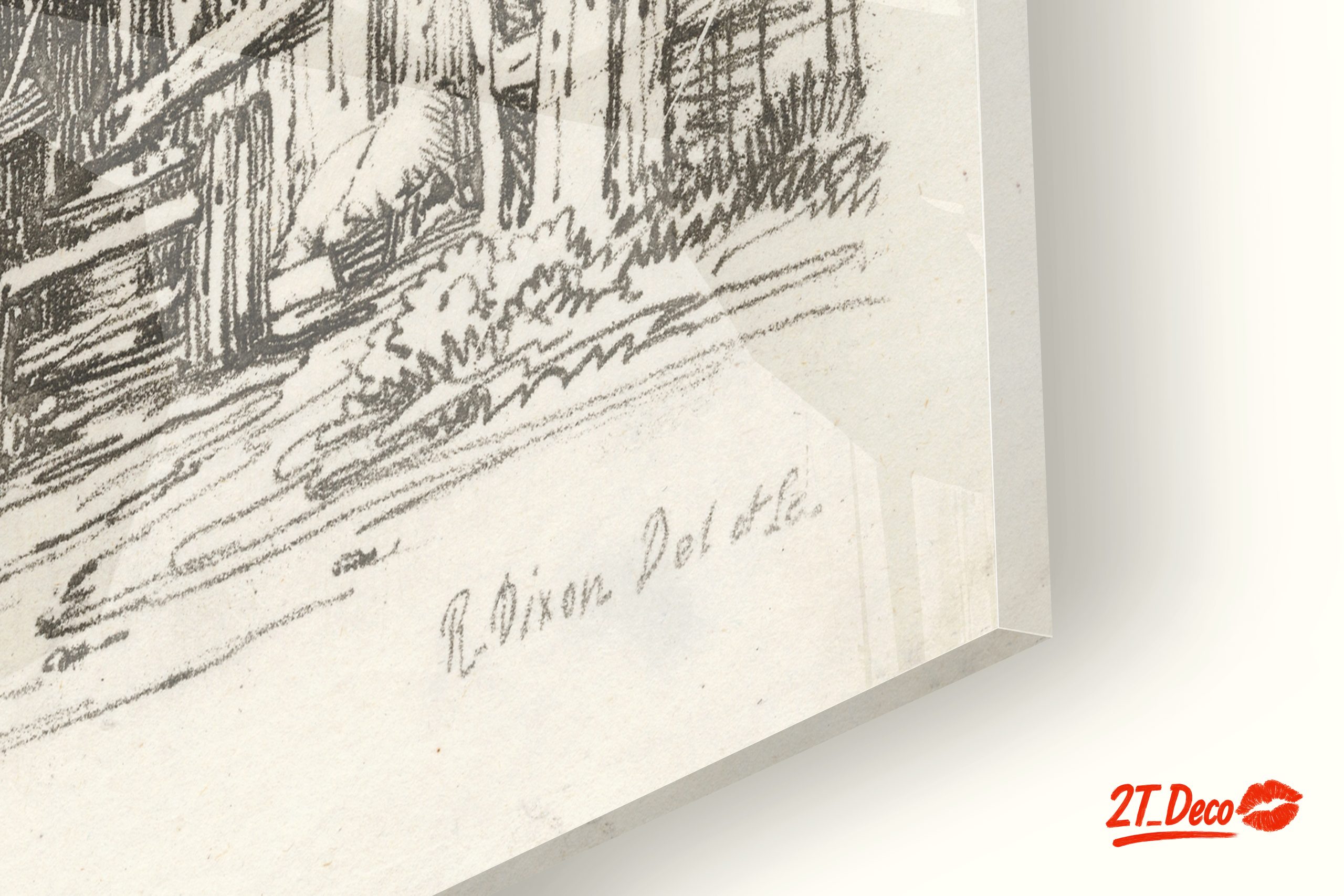 Rustic Architectural Floral Illustration - Image 9