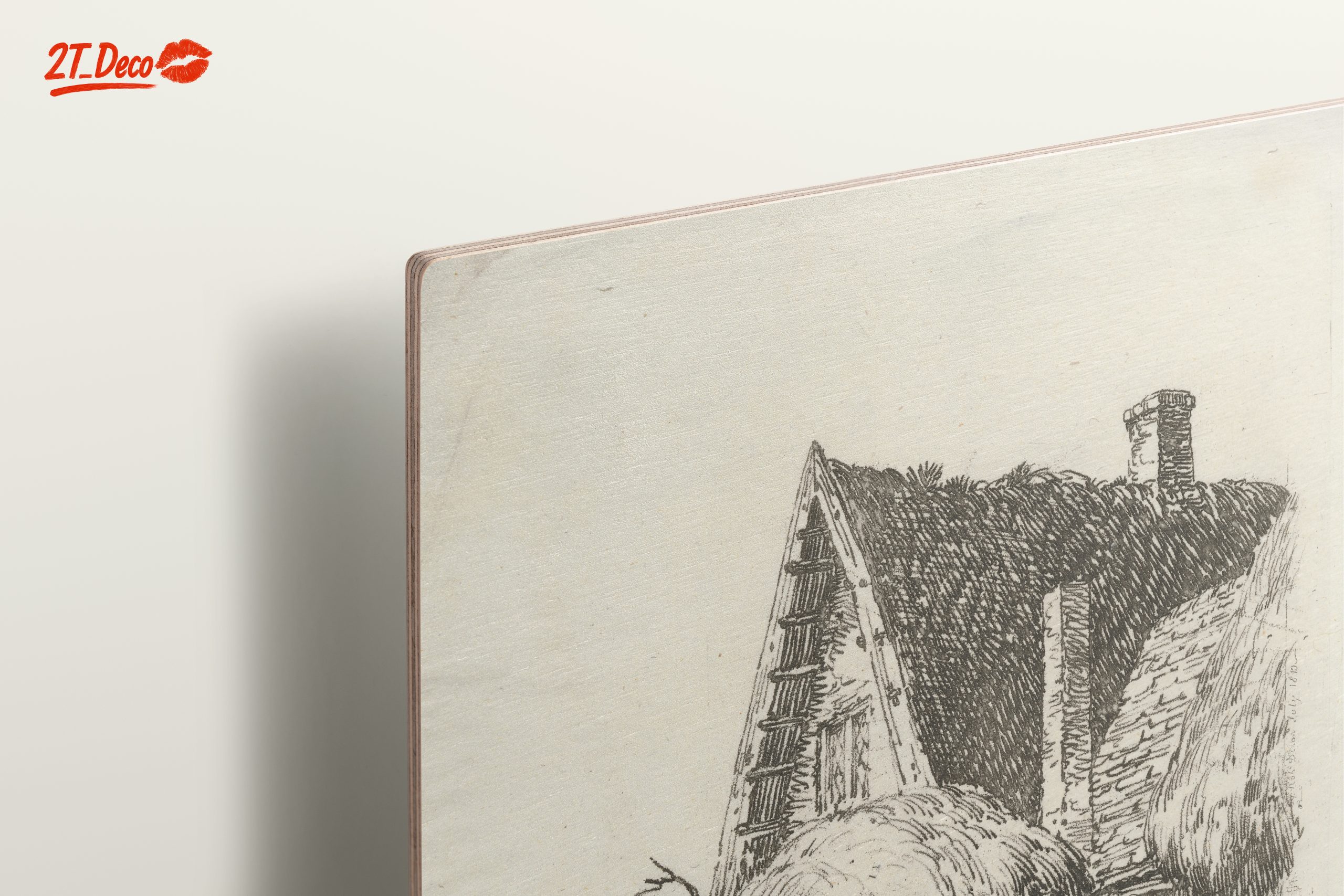 Rustic Architectural Floral Illustration - Image 15