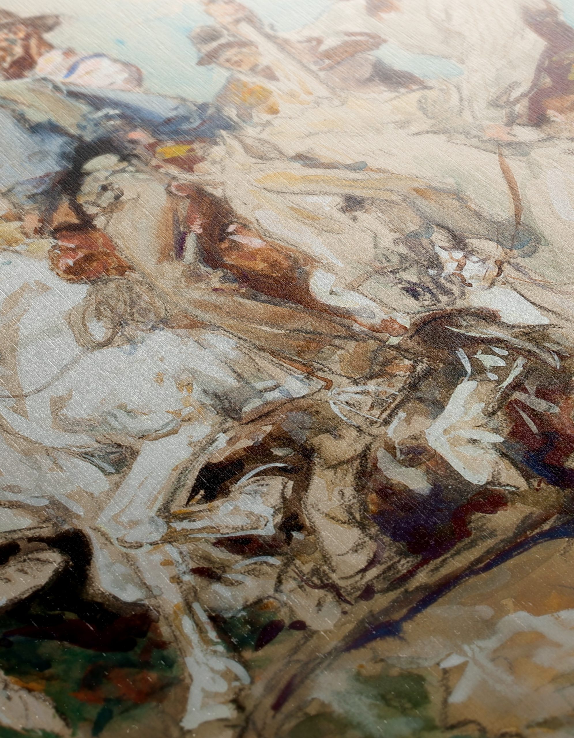 Dynamic Cowboys Riding Horses Artwork - Image 12