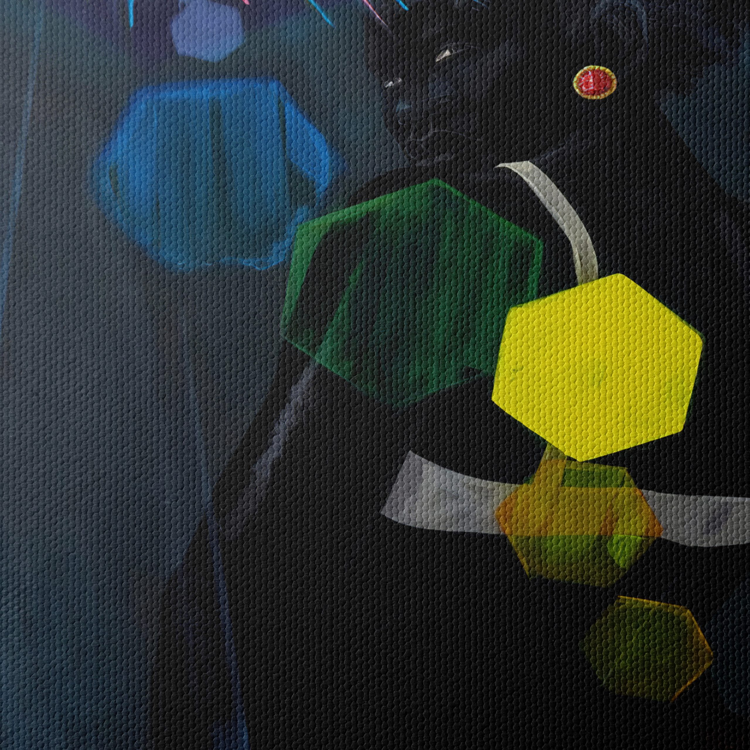Bold Abstract Figure Art with Geometric Elements - Image 4