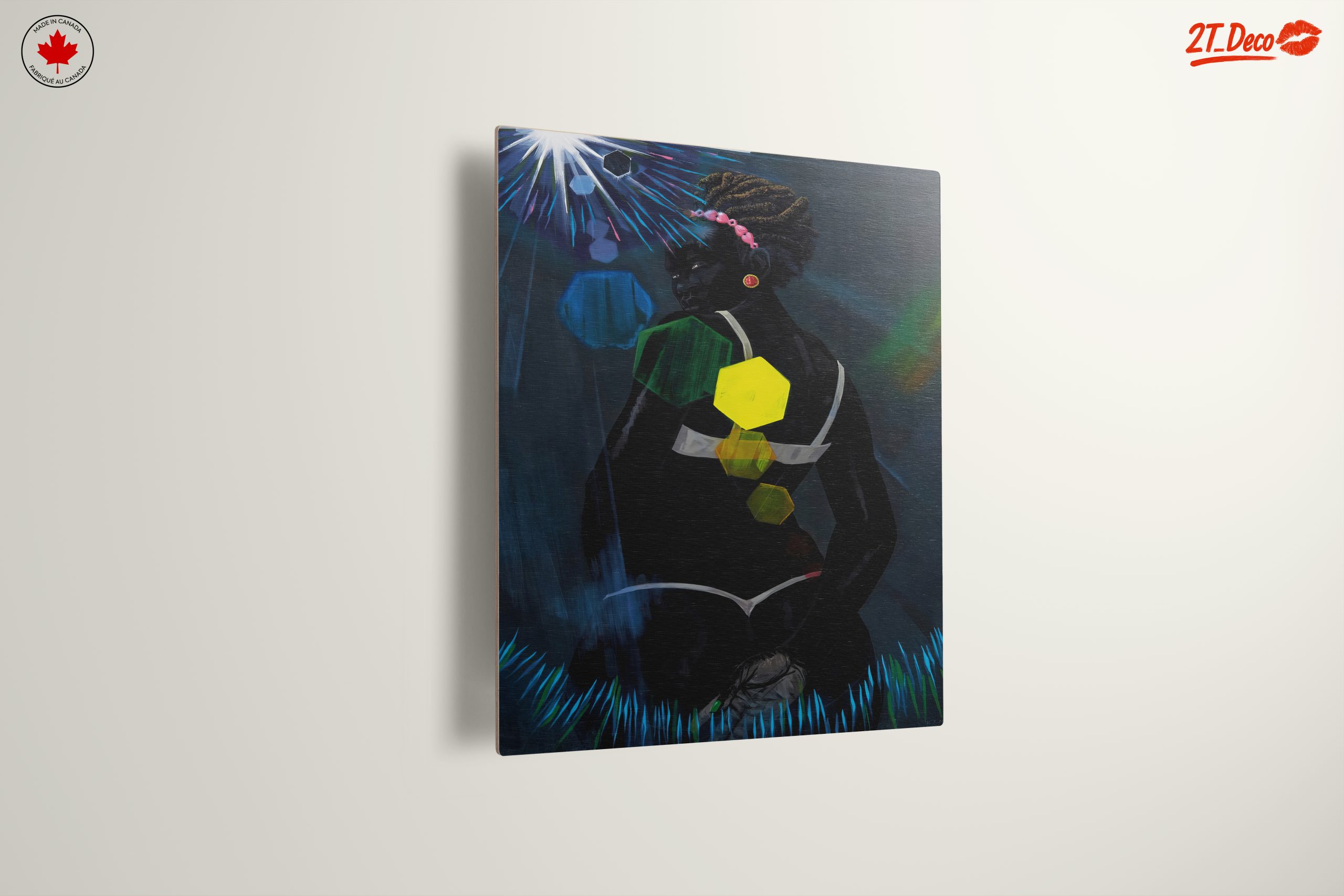 Bold Abstract Figure Art with Geometric Elements - Image 13