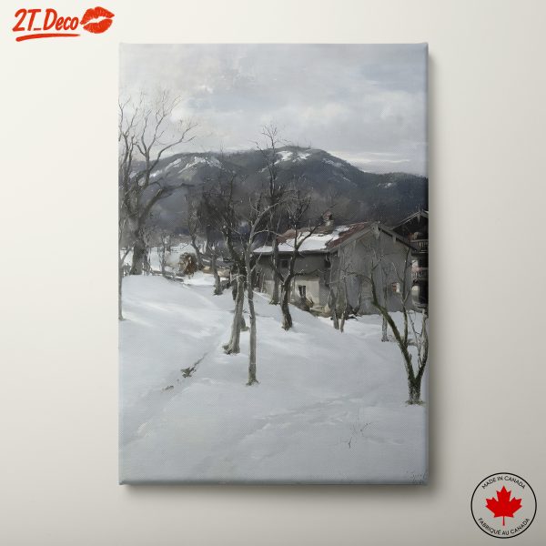 Serene Winter Landscape with Snow-Covered Trees 4