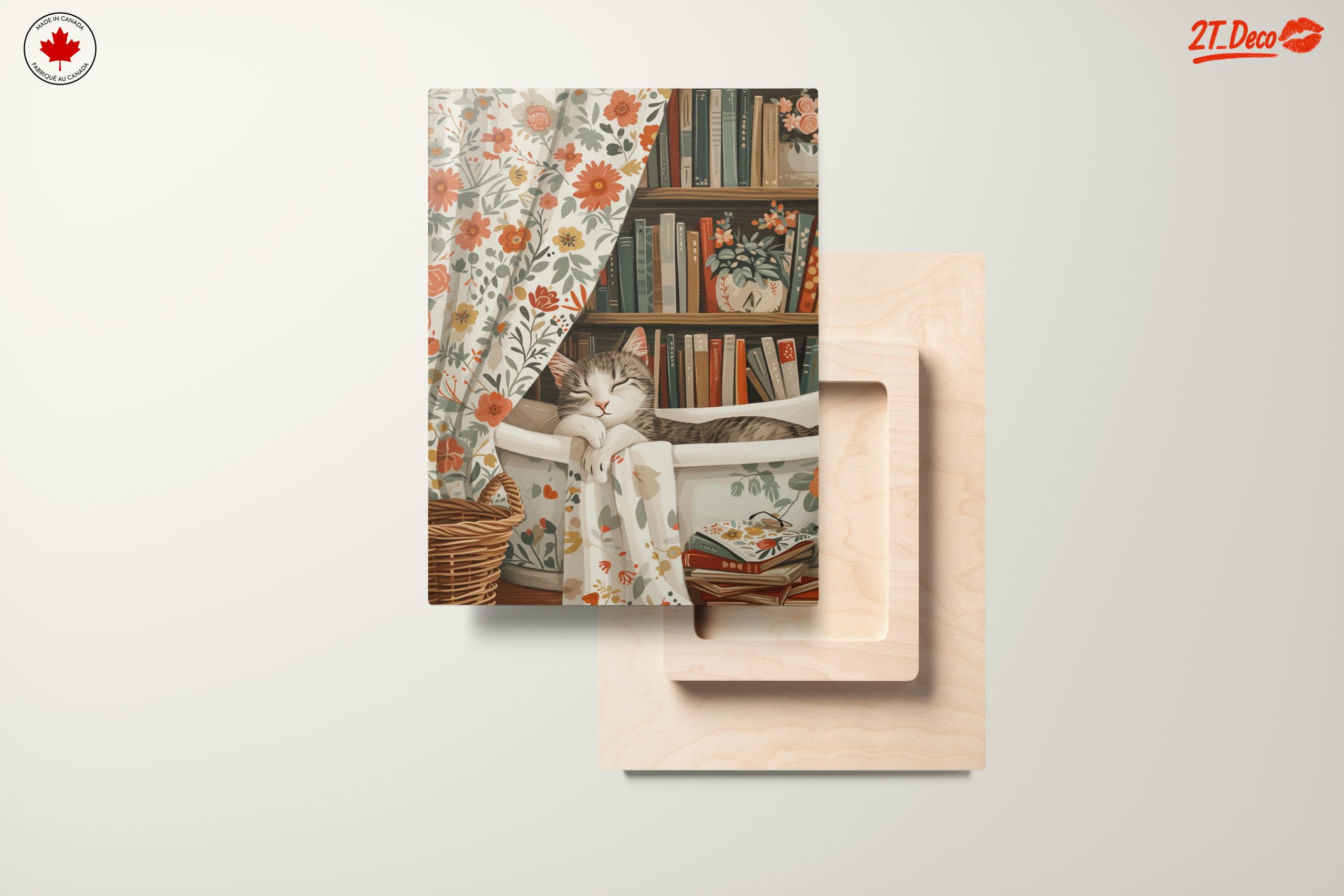 Cozy Cat in Floral Decor - Image 11