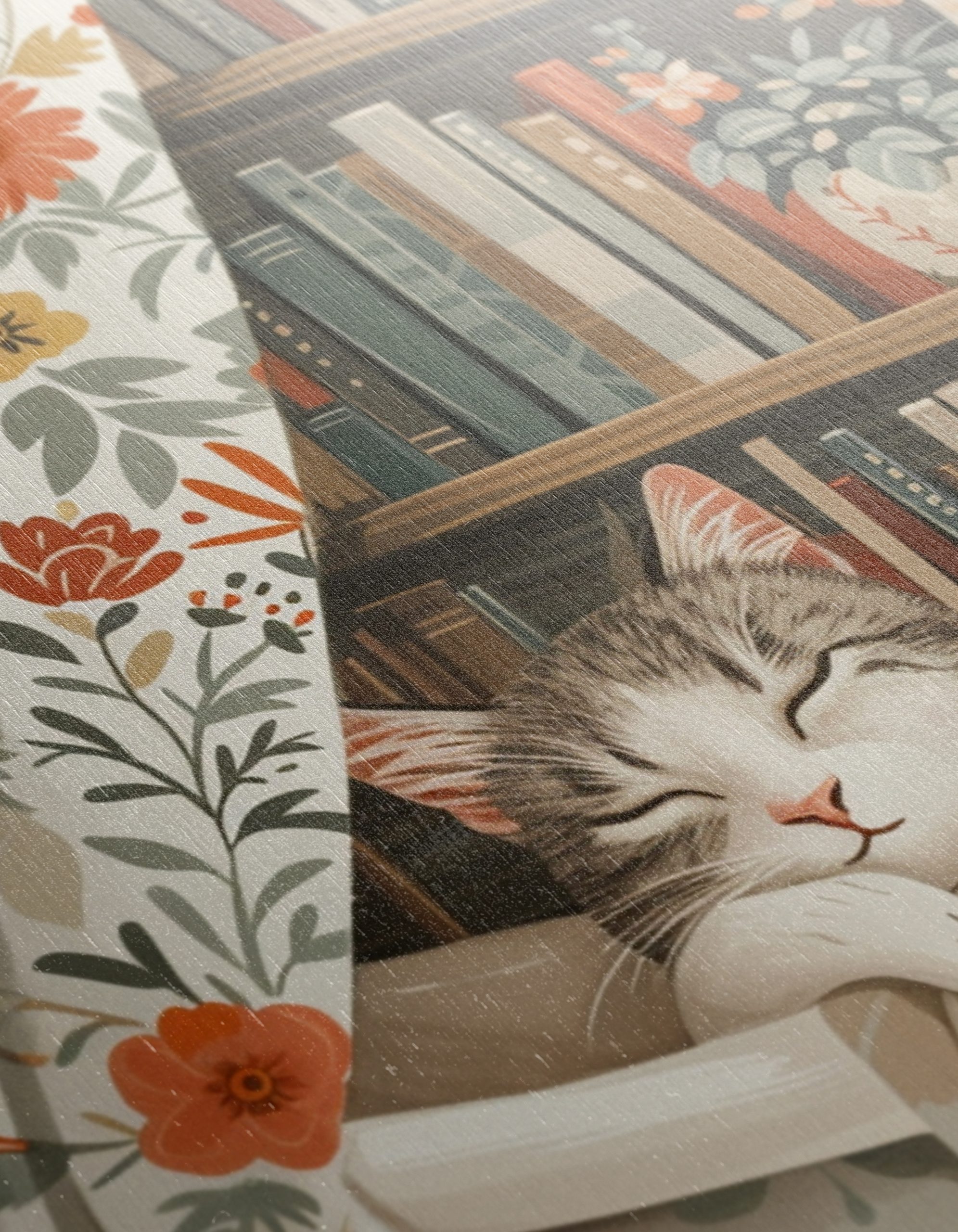 Cozy Cat in Floral Decor - Image 12