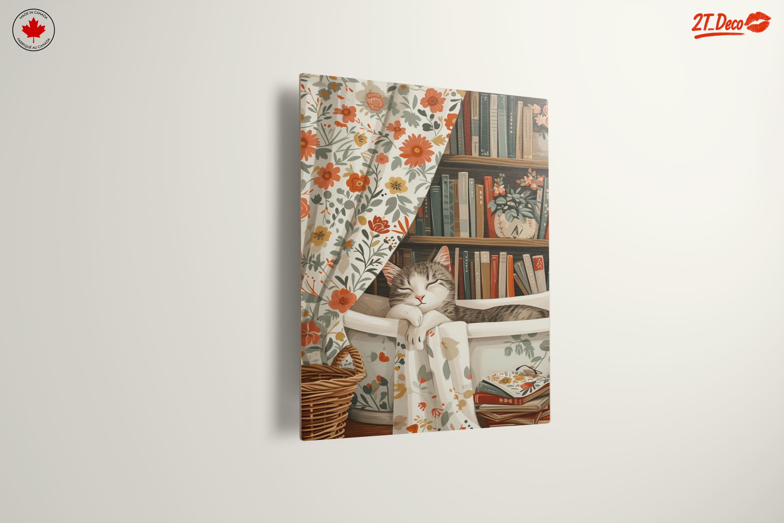 Cozy Cat in Floral Decor - Image 13